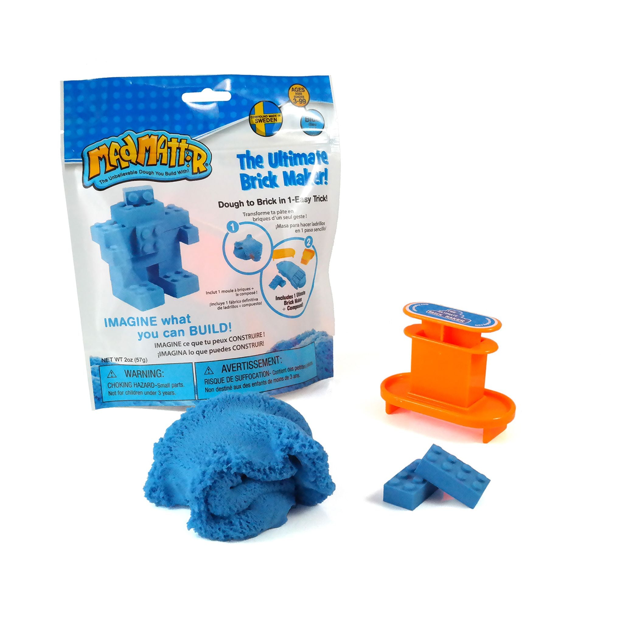 Hot! Mad Mattr Quantum Builder Pack with Brickmaker Blue