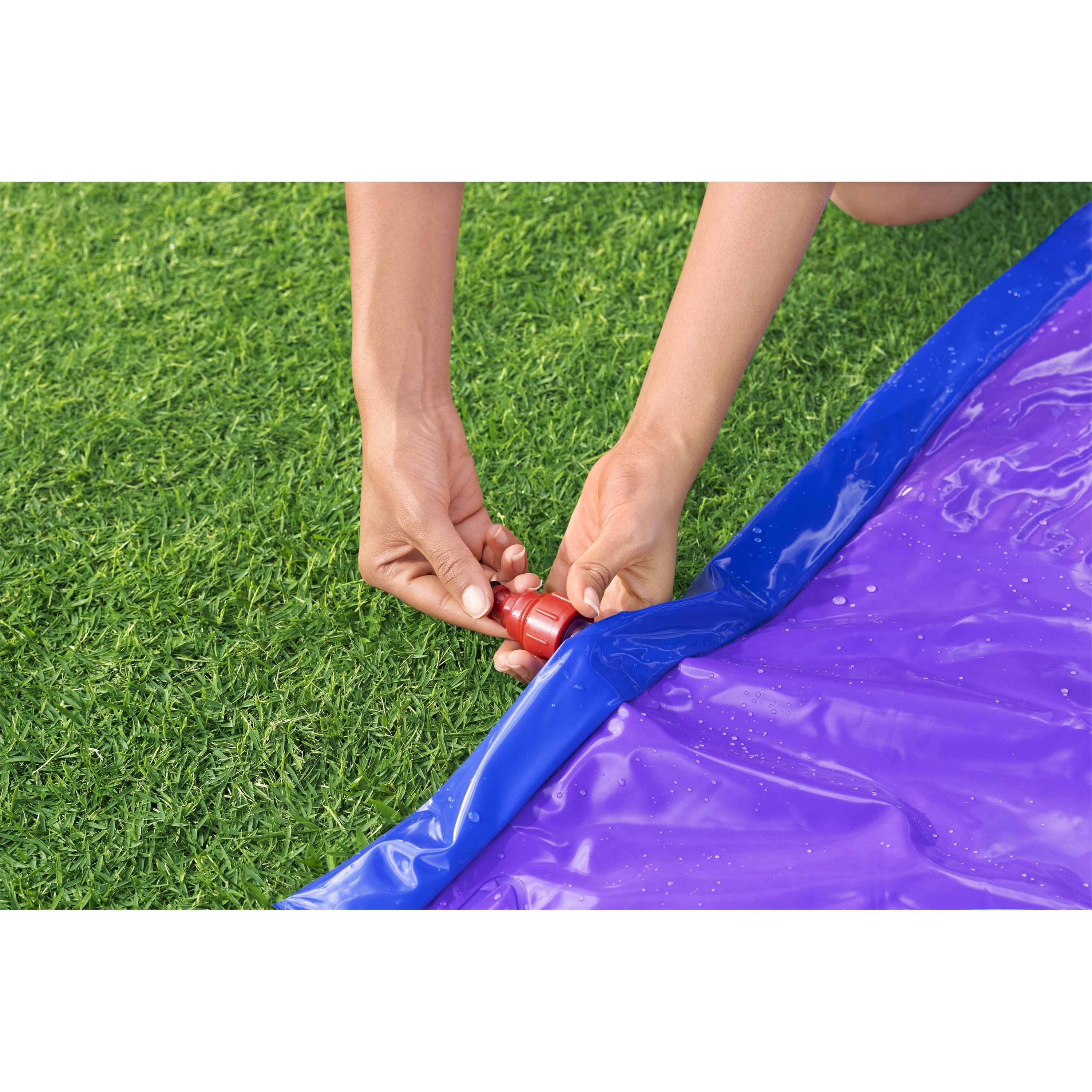 Best Buy! Bestway H2OGO! Double Slide with Cosmic Design for Summer Fun