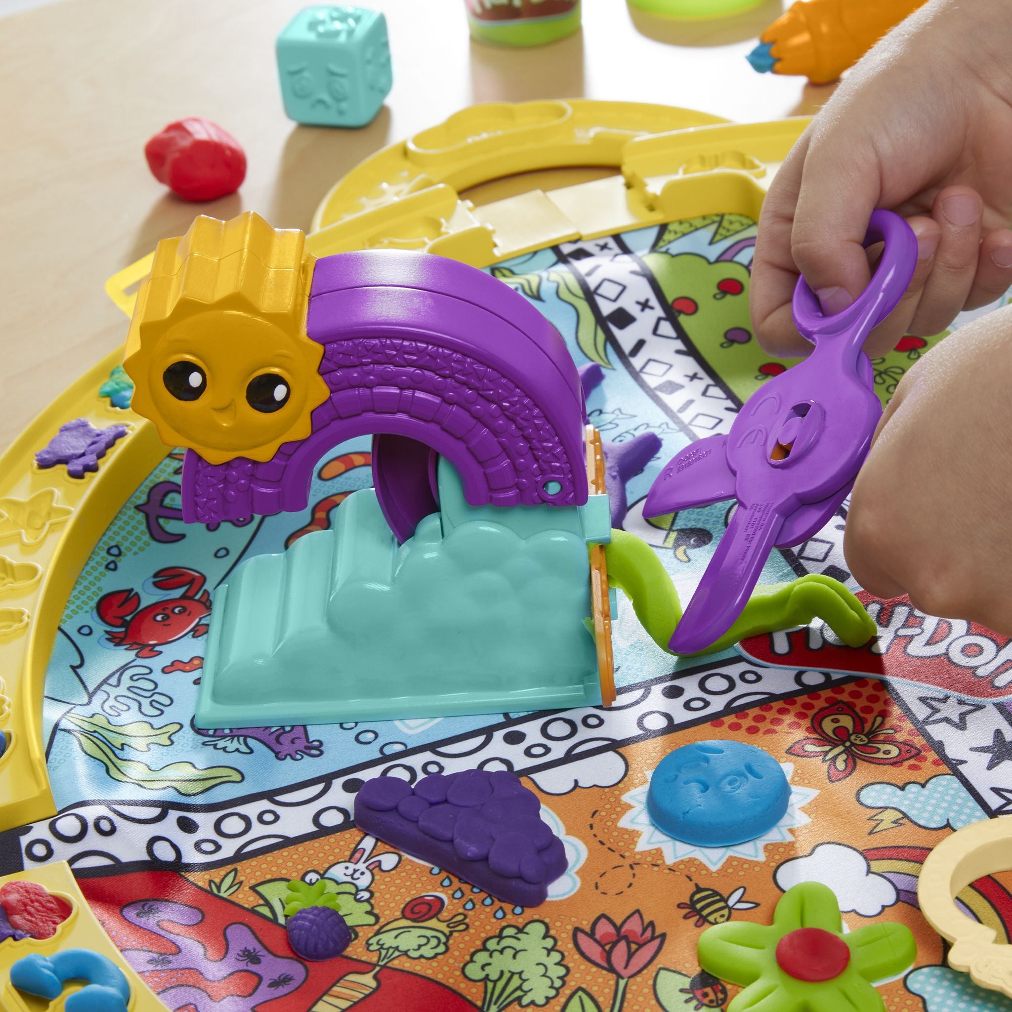 Hot Deal! Play-Doh Starters Foldable Playmat Set with 19 Tools for Kids 3+