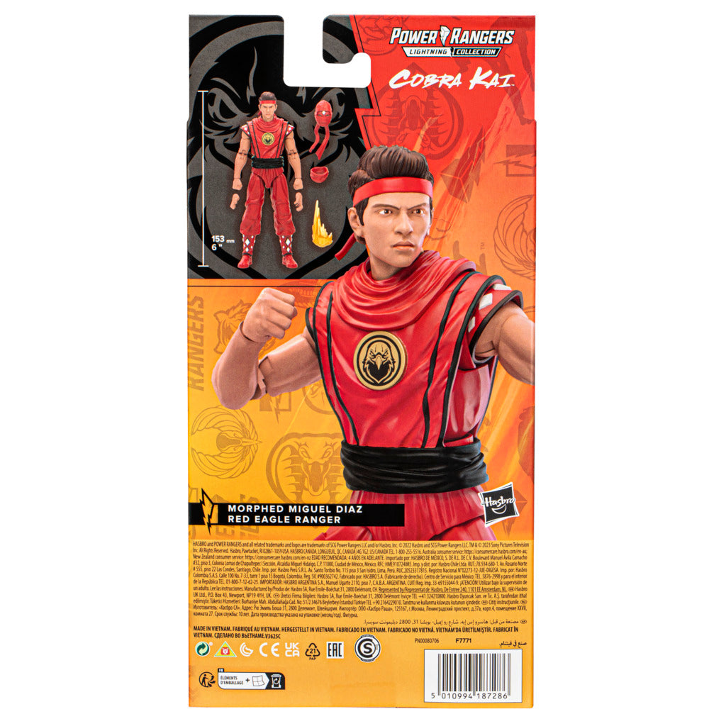 Hot Sale! Power Rangers Lightning Collection - Cobra Kai's Miguel Diaz Mighty Morphin Action Figure