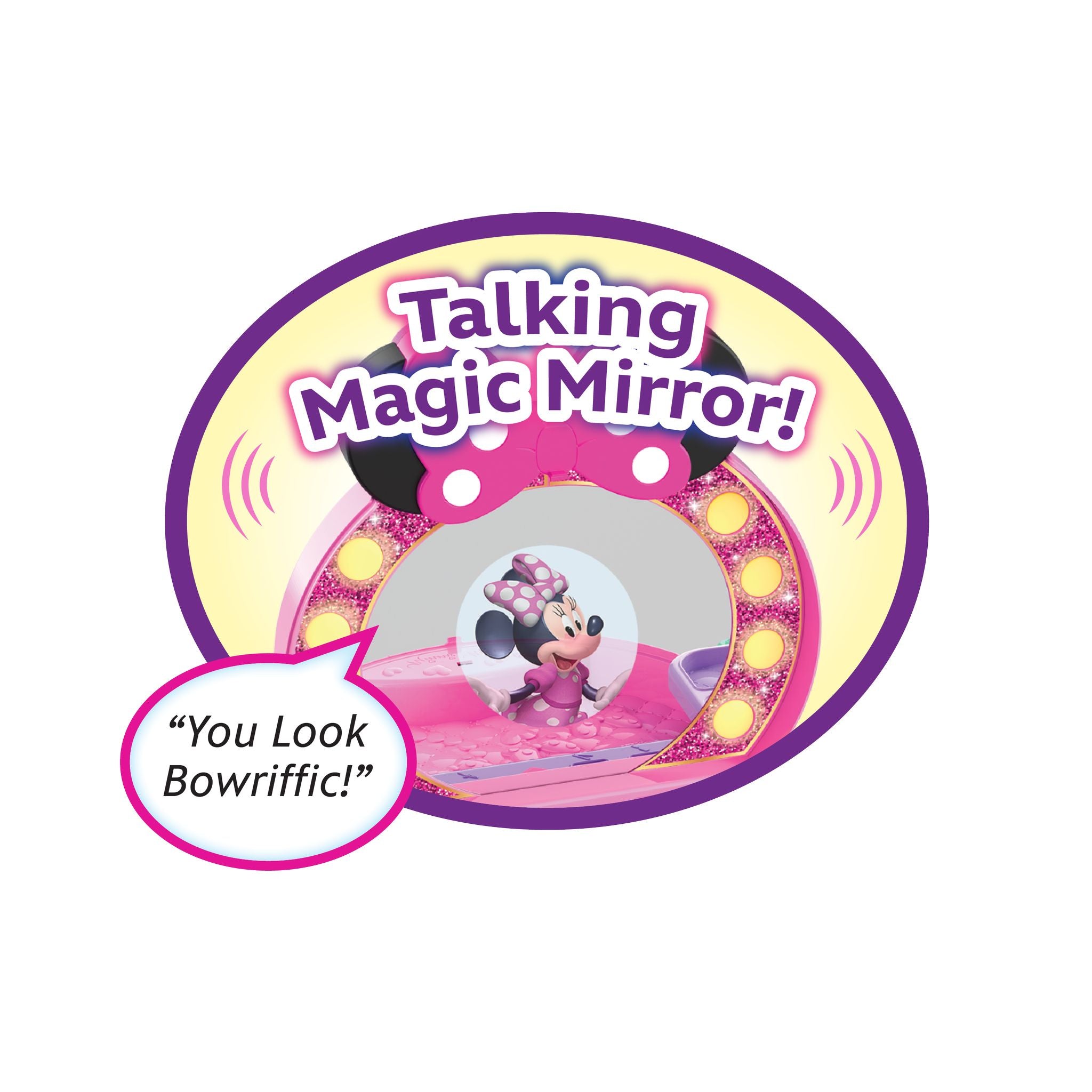 Disney Junior Interactive Minnie Mouse Glam Magic Vanity Toy