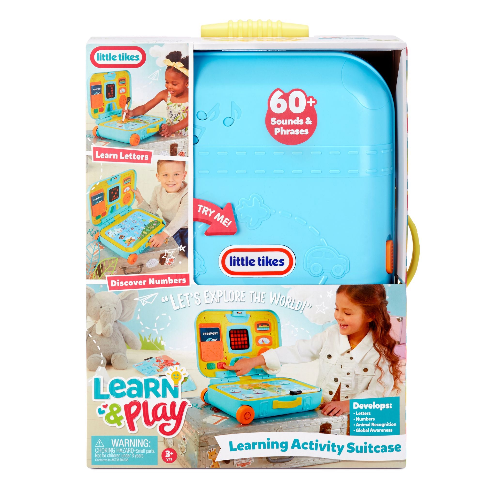 Little Tikes Educational Play Suitcase - Ideal for Learning & Fun for Kids Aged 3+