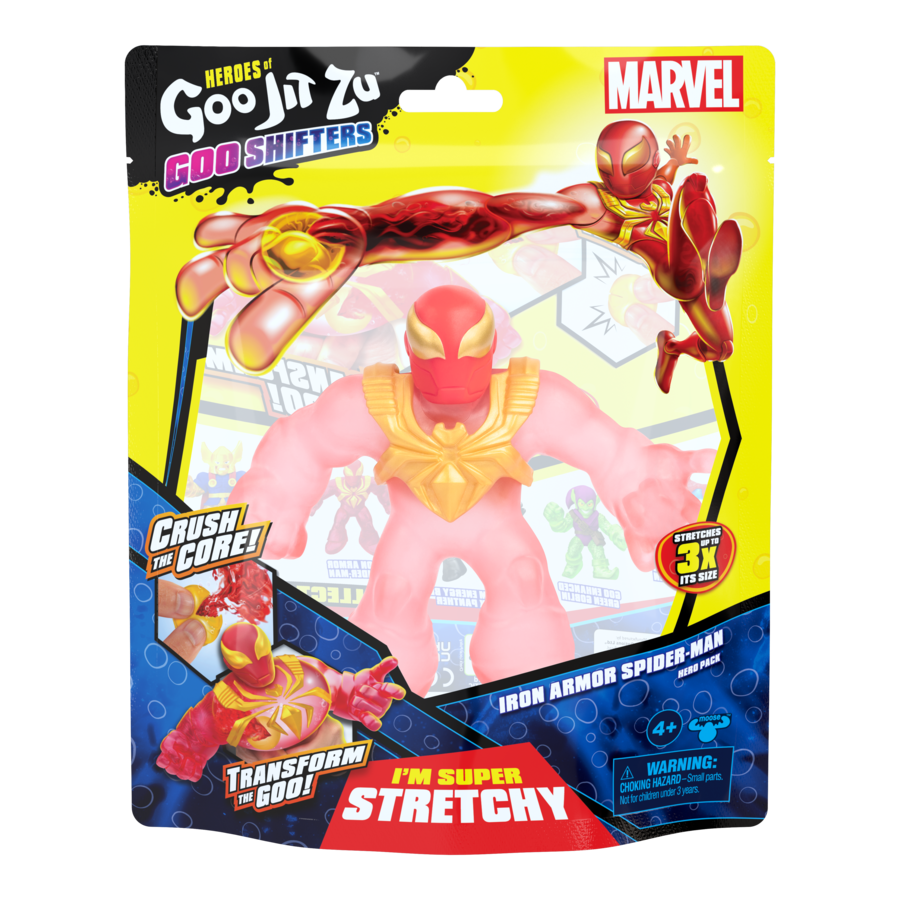 Hot Deal! Marvel Heroes Of Goo Jit Zu S8 Hero Pack - Armored Iron Spider-Man