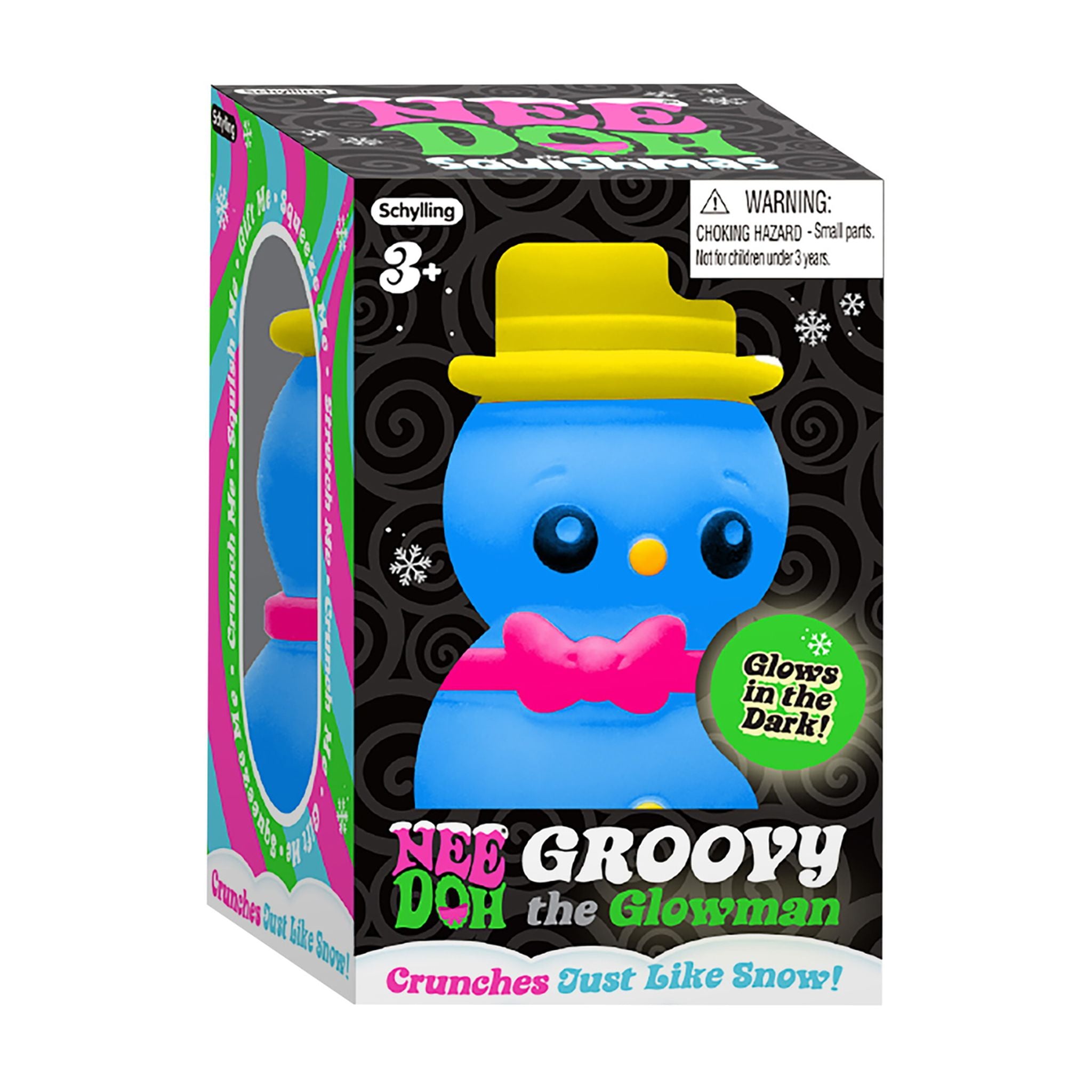 Schylling NeeDoh Groovy Glowman: Assorted Neon Fidget Toys