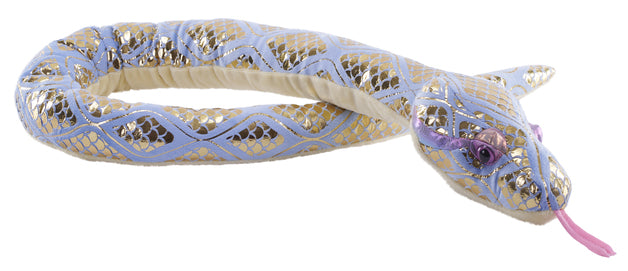 Wild Republic 54-Inch Diamond Blue Foilkins Stuffed Snake - Perfect Toy for Young Explorers