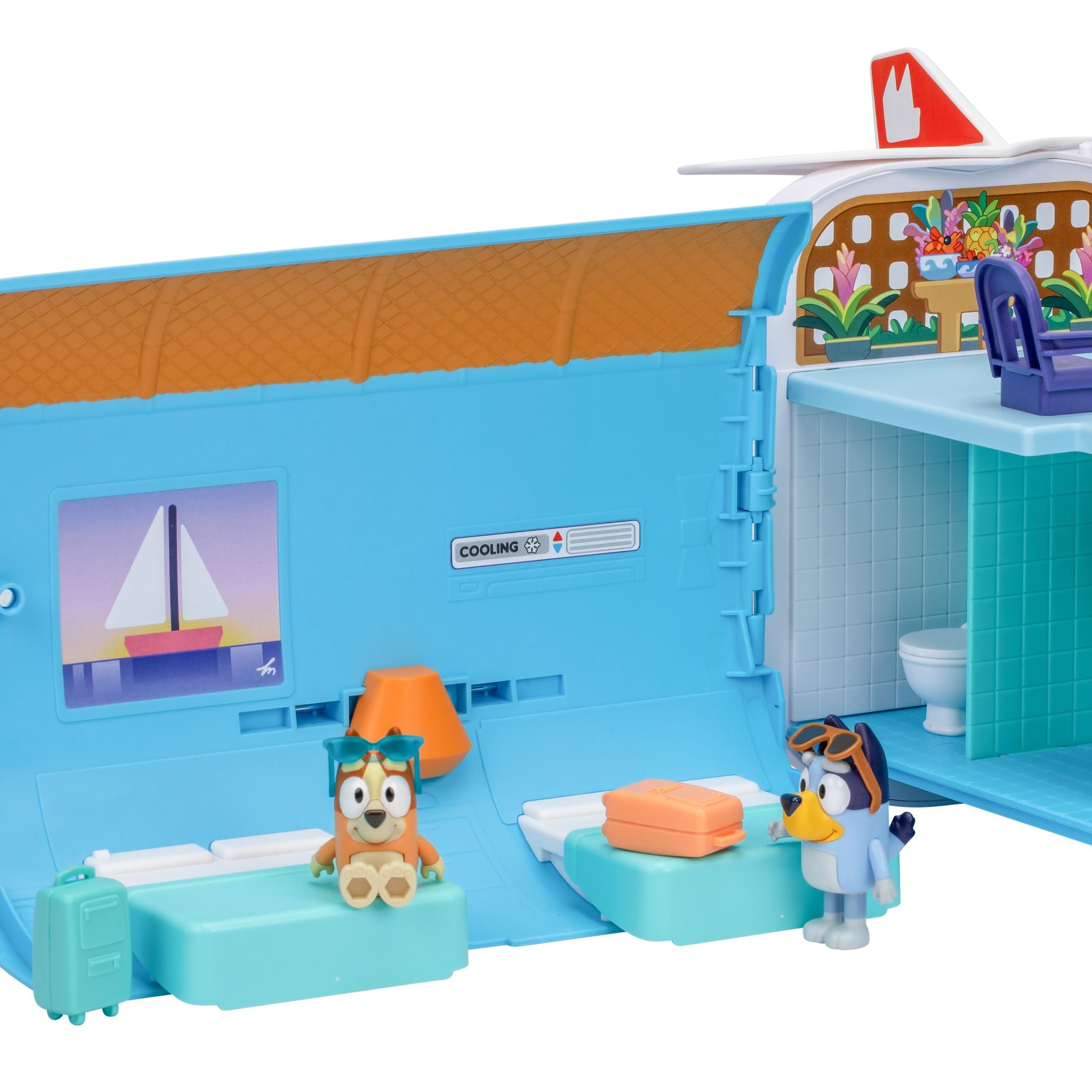 Bluey 3-In-1 Transforming Airplane Playset - Exclusive Figures & Sounds!