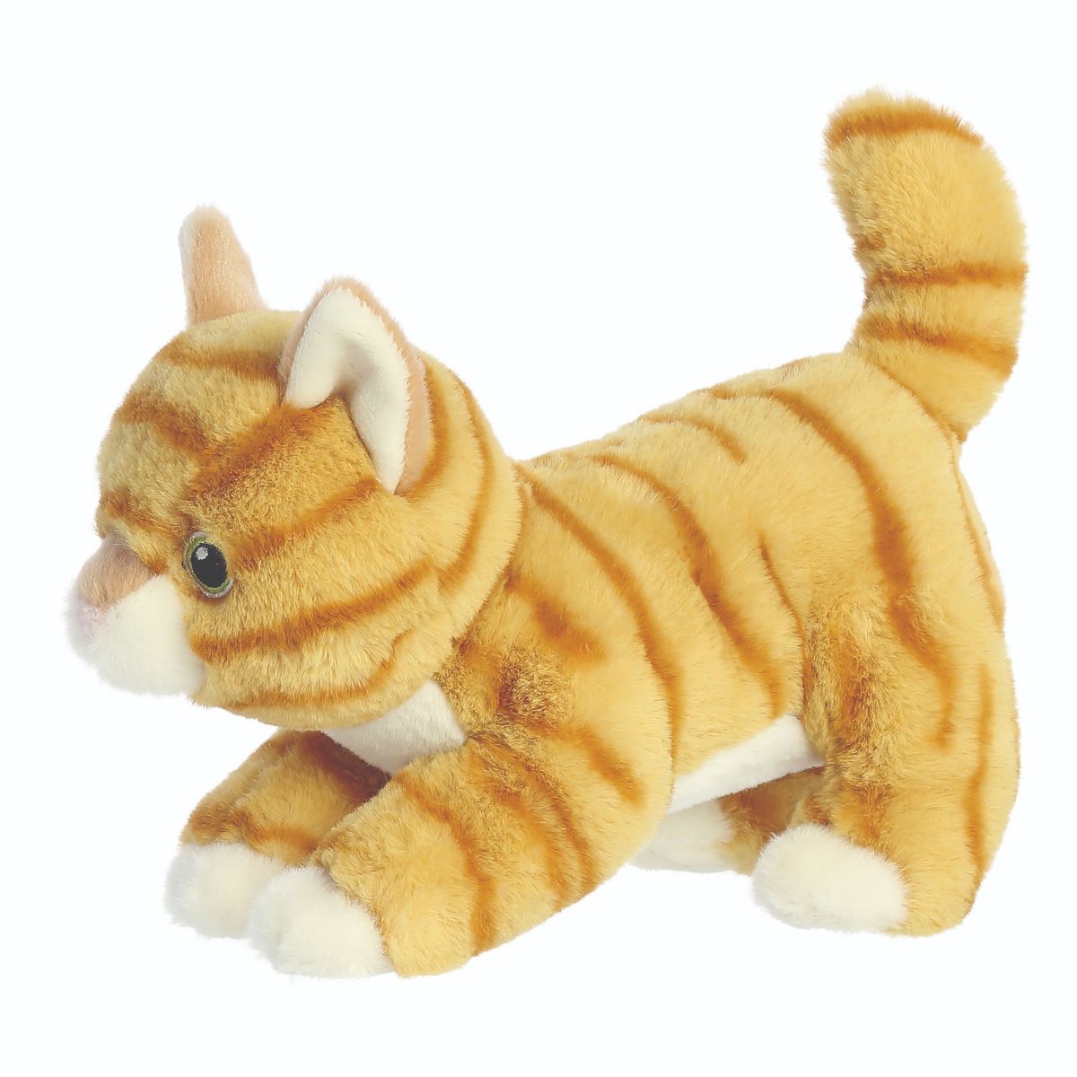 Aurora Eco Nation Orange Tabby Cat Soft Plush - Sustainable & Adorable