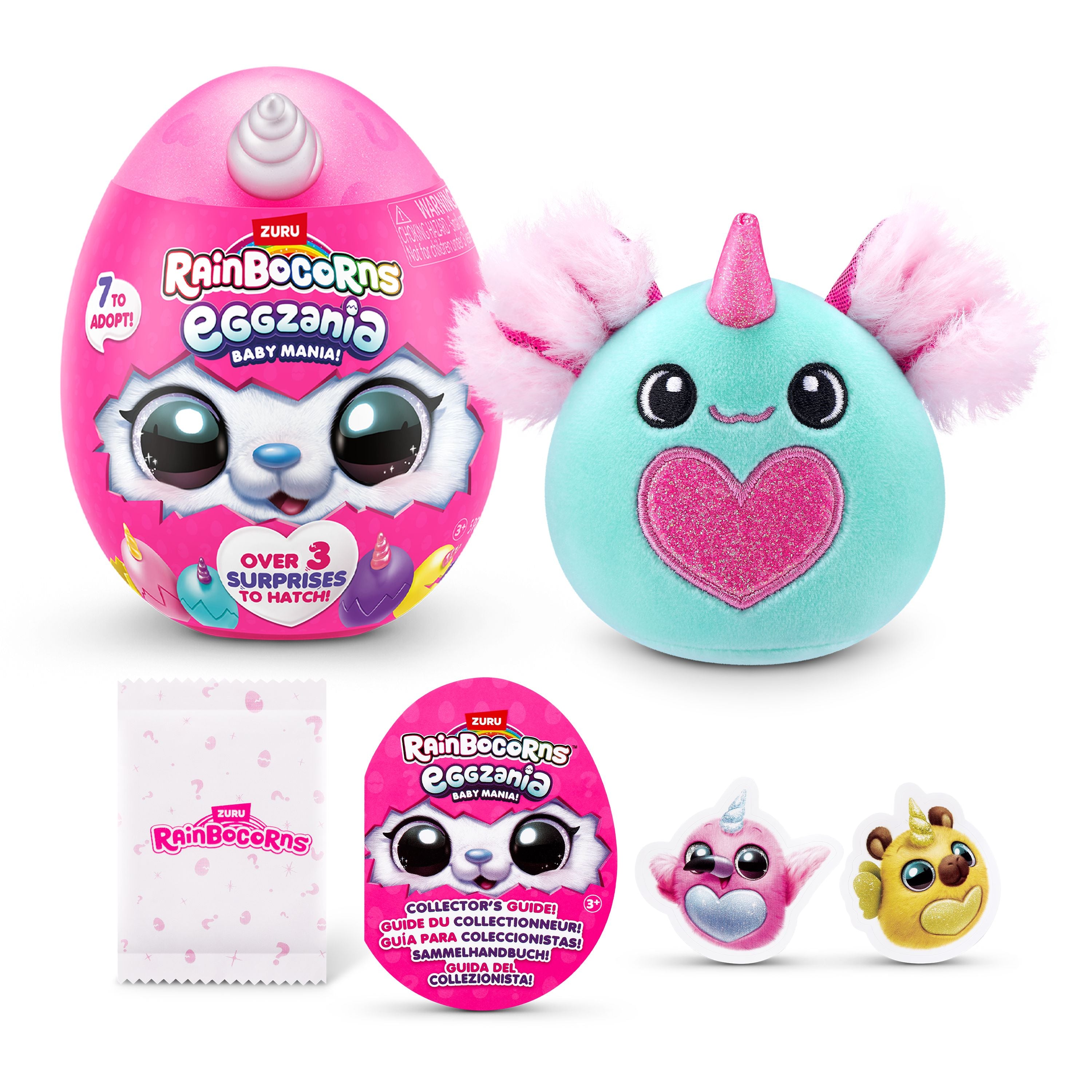 Hot! ZURU Rainbowcorns Surprise Baby Eggzania Season 1