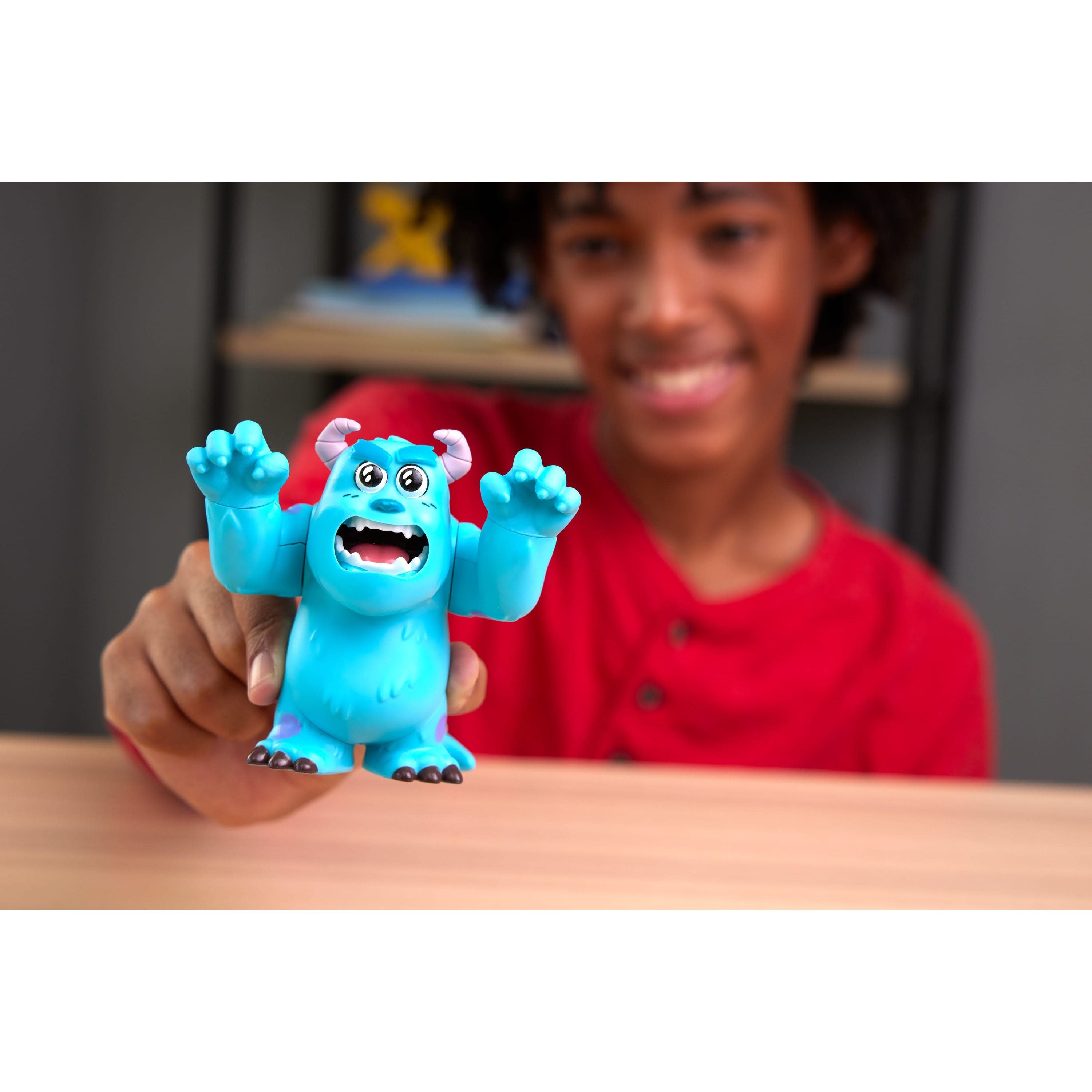 Disney Pixar Clickable 8.9cm Sulley Figure with Iconic Moves