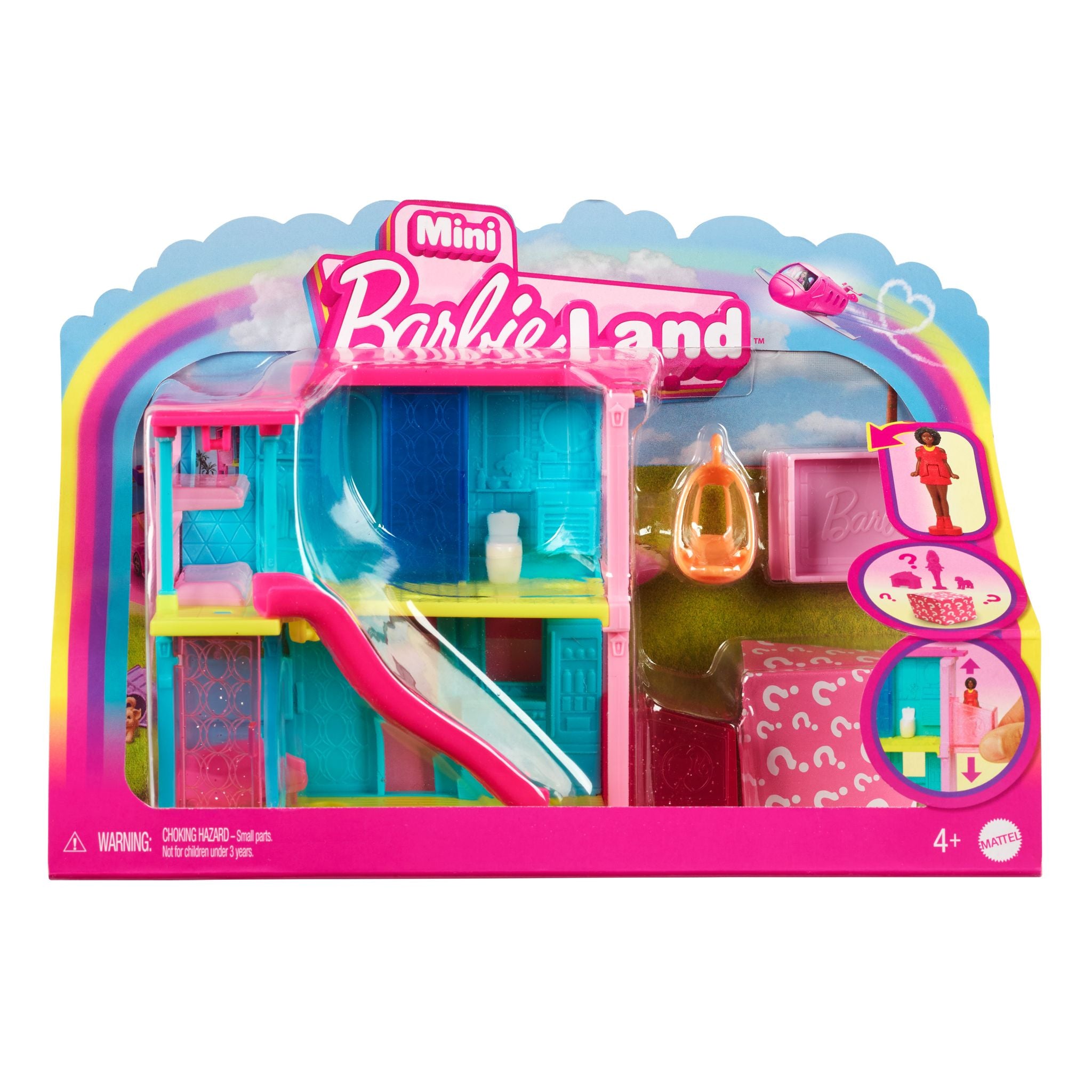 Mini Barbie Land - Adorable Tiny Barbie Dream House Set 2
