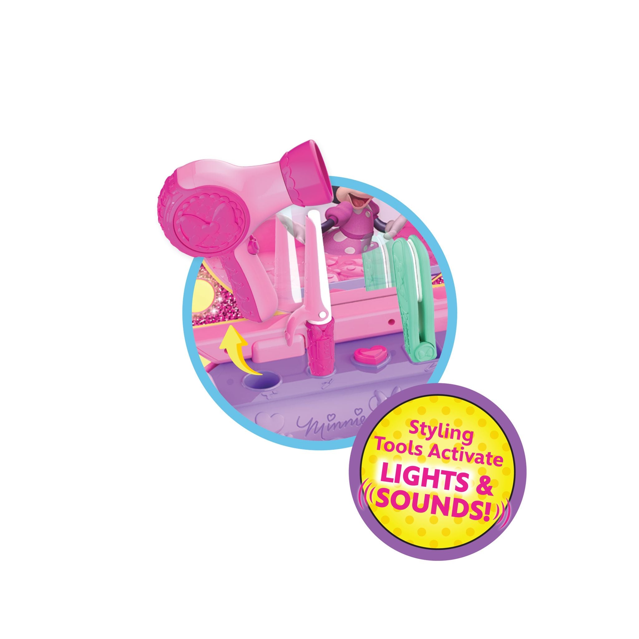 Disney Junior Interactive Minnie Mouse Glam Magic Vanity Toy