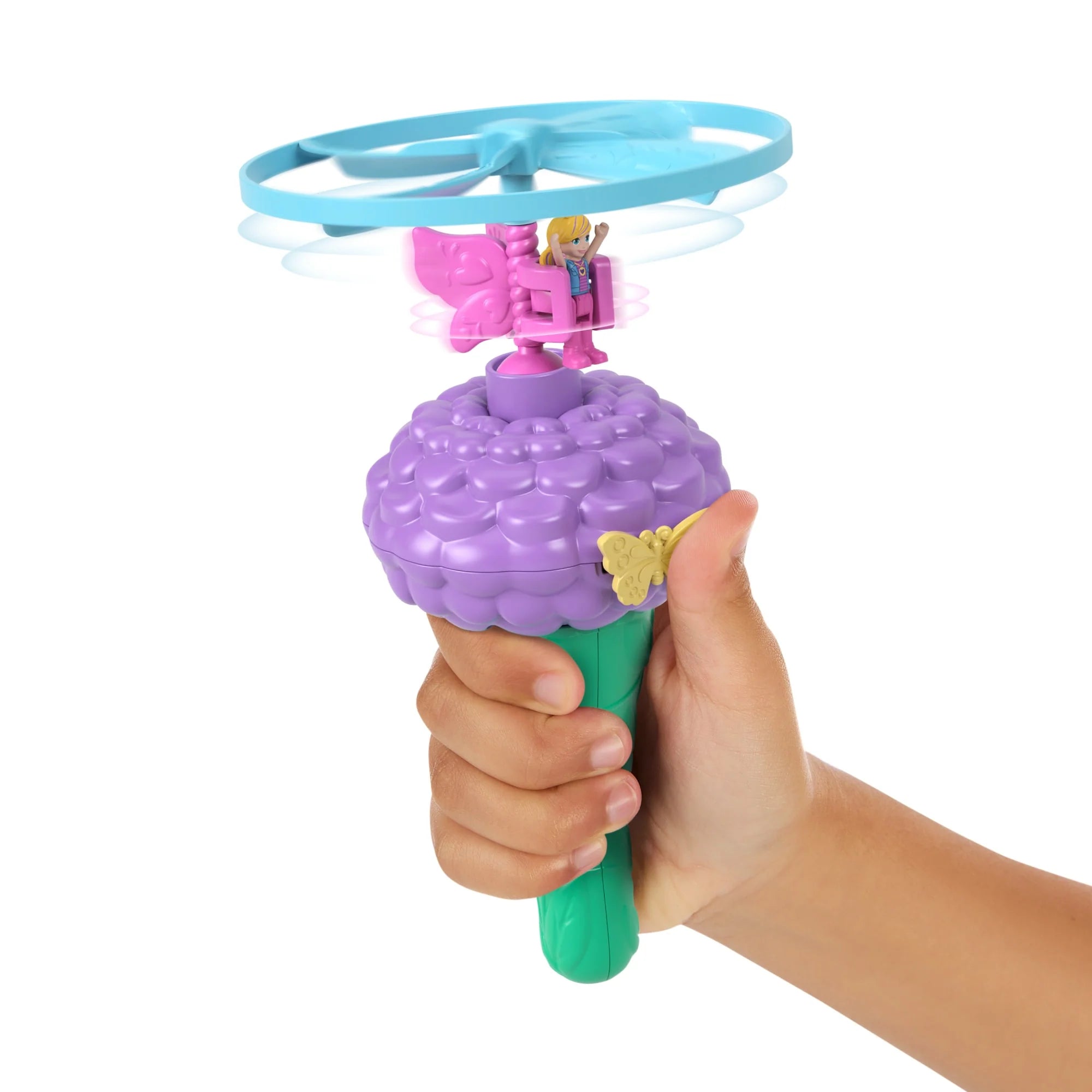 Polly Pocket Pollyville Resort Roll-Away Playset with 4 Dolls, 1 Vehicle & 25+ Accessories