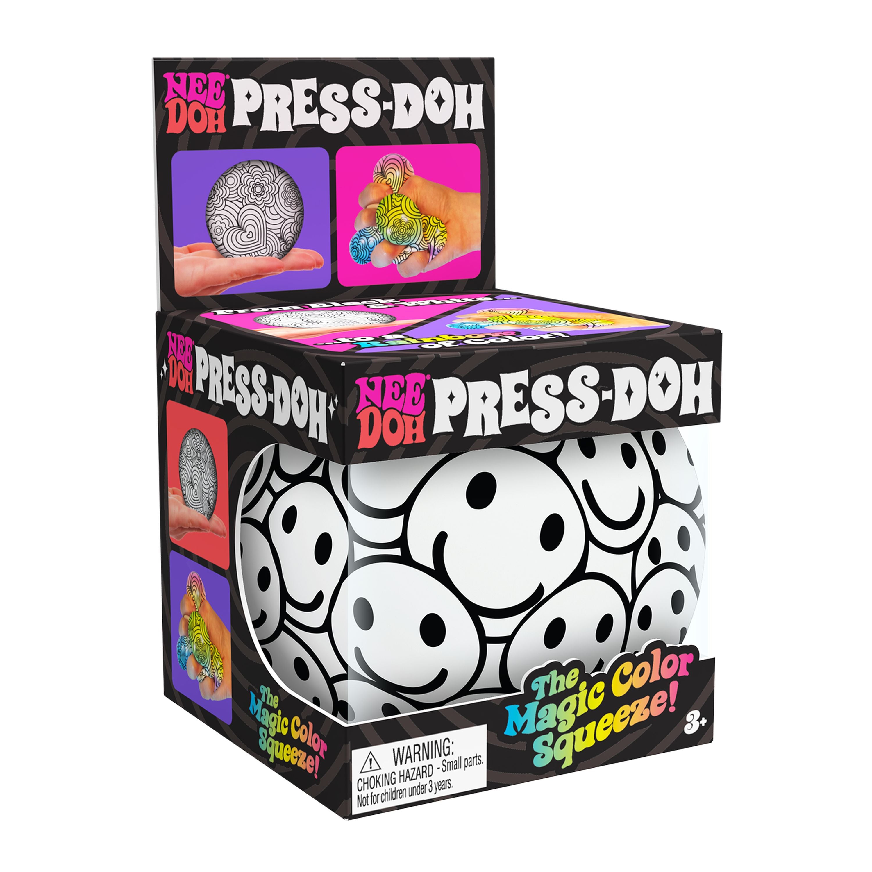 Schylling Nee Doh Press-Doh - Assorted Styles, Magic Color Squeeze!