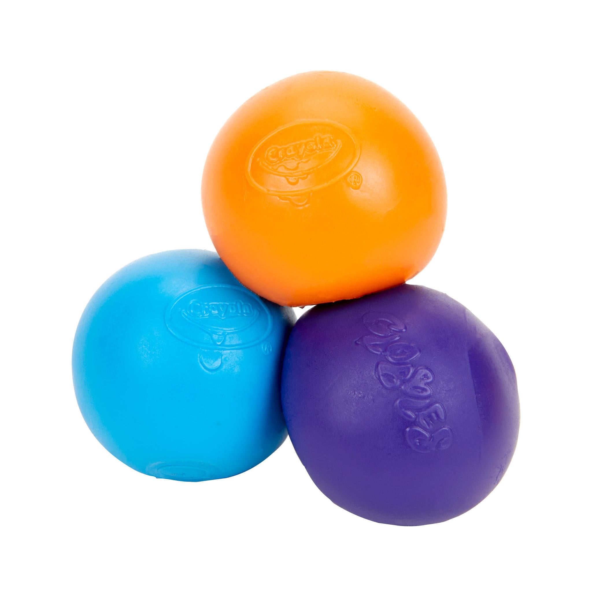 Crayola Globbles Fidget Toy Assorted Styles - 3 Pack Ideal for Stress Relief
