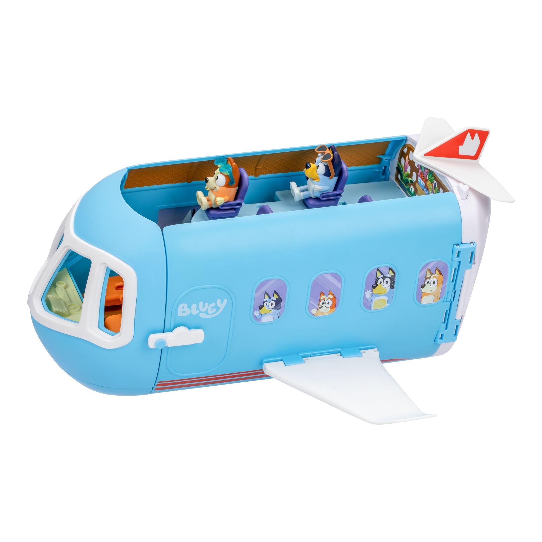 Bluey 3-In-1 Transforming Airplane Playset - Exclusive Figures & Sounds!
