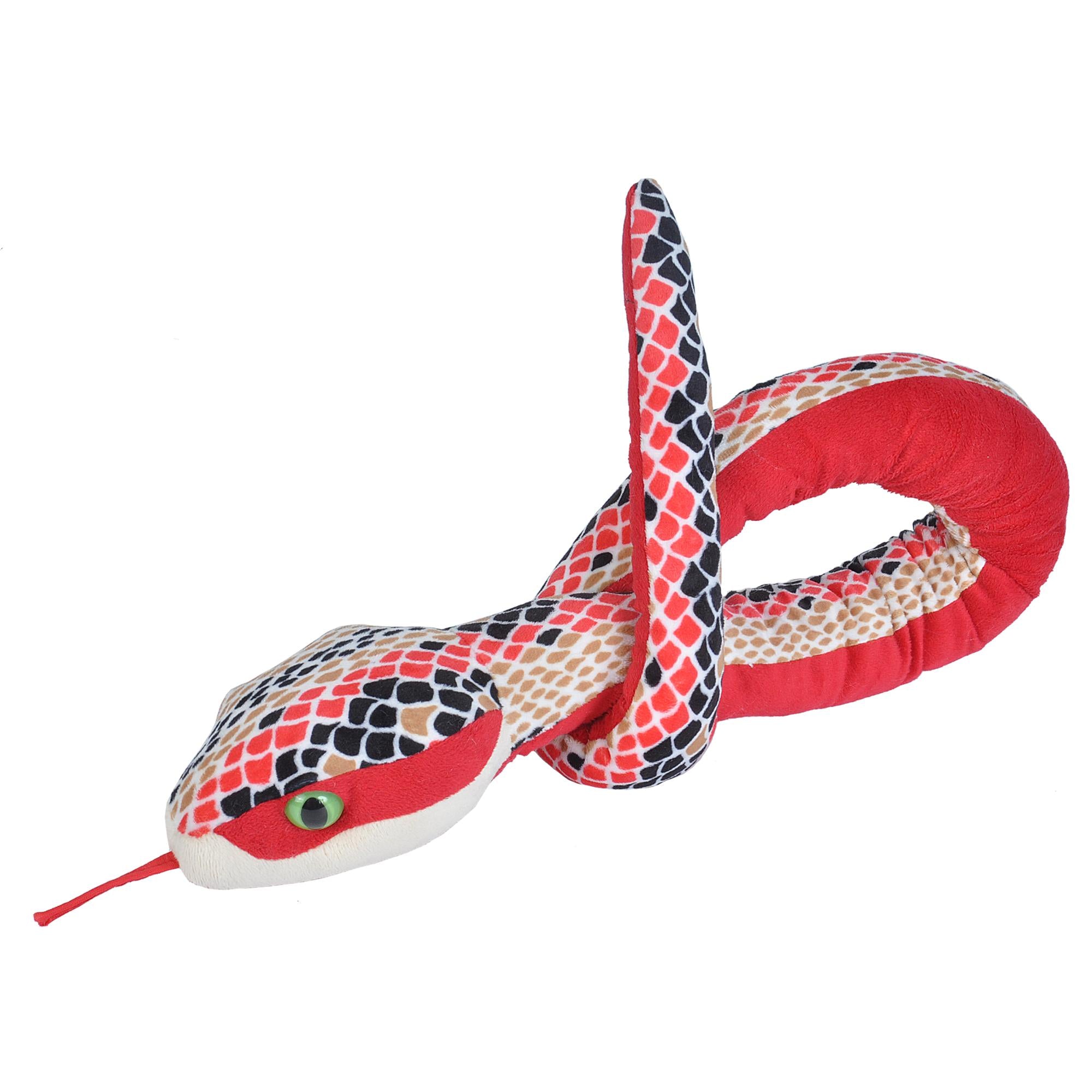 Wild Republic 54-Inch Realistic Red Scales Snake Toy