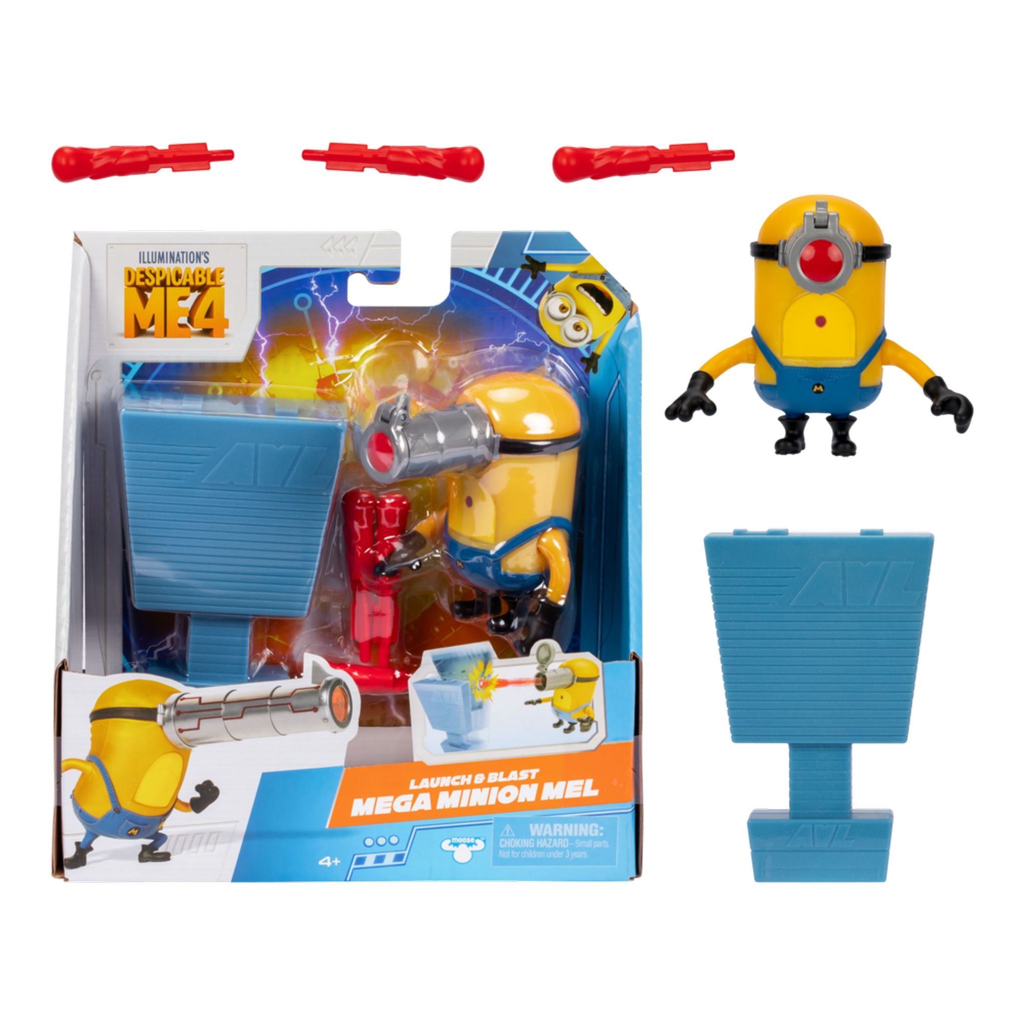 Hot! Despicable Me 4 4-Inch Speed Burst Mega Minion - Mel Figure