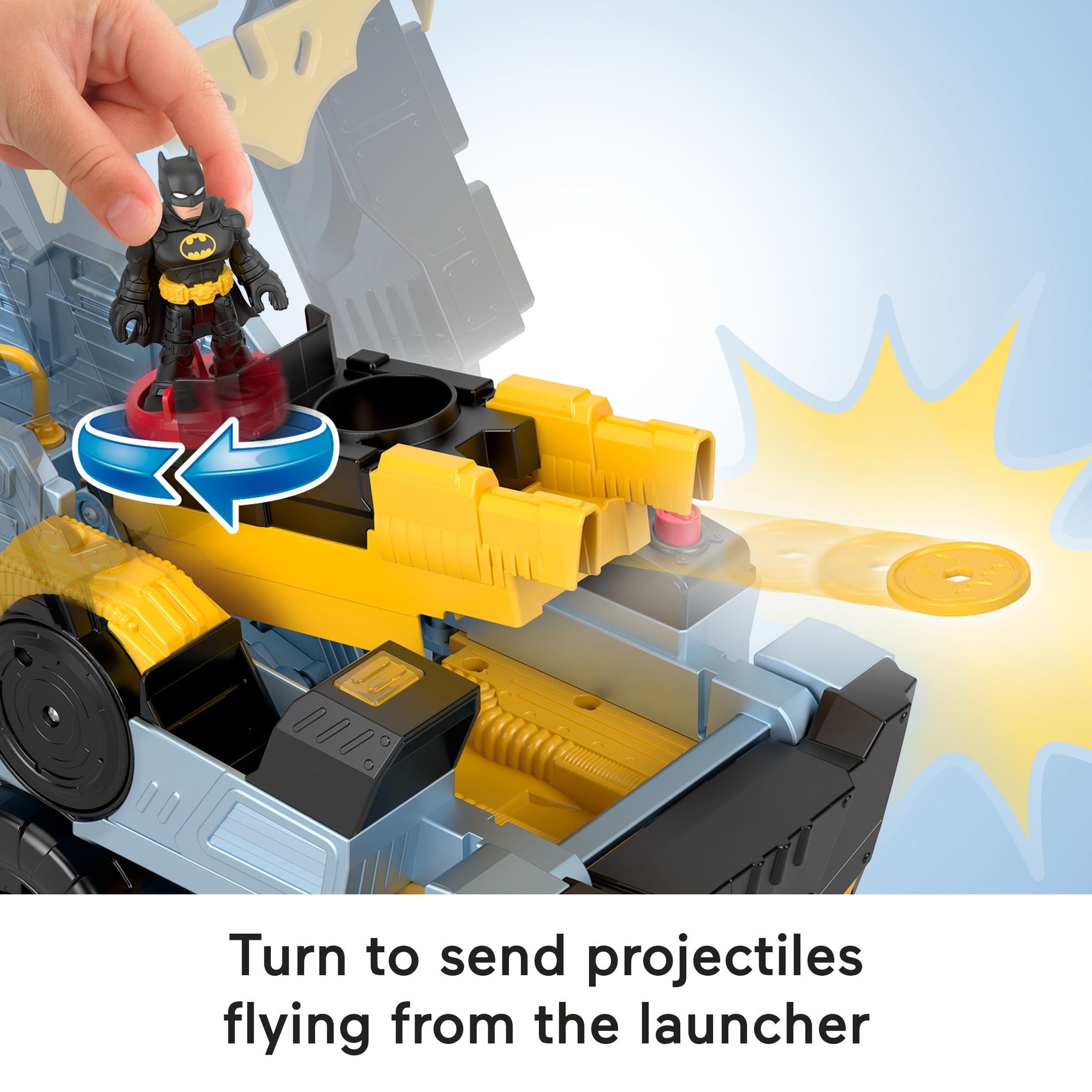 Fisher-Price Imaginext DC Super Friends Extra-Large Transforming Bat-Tank for Preschoolers
