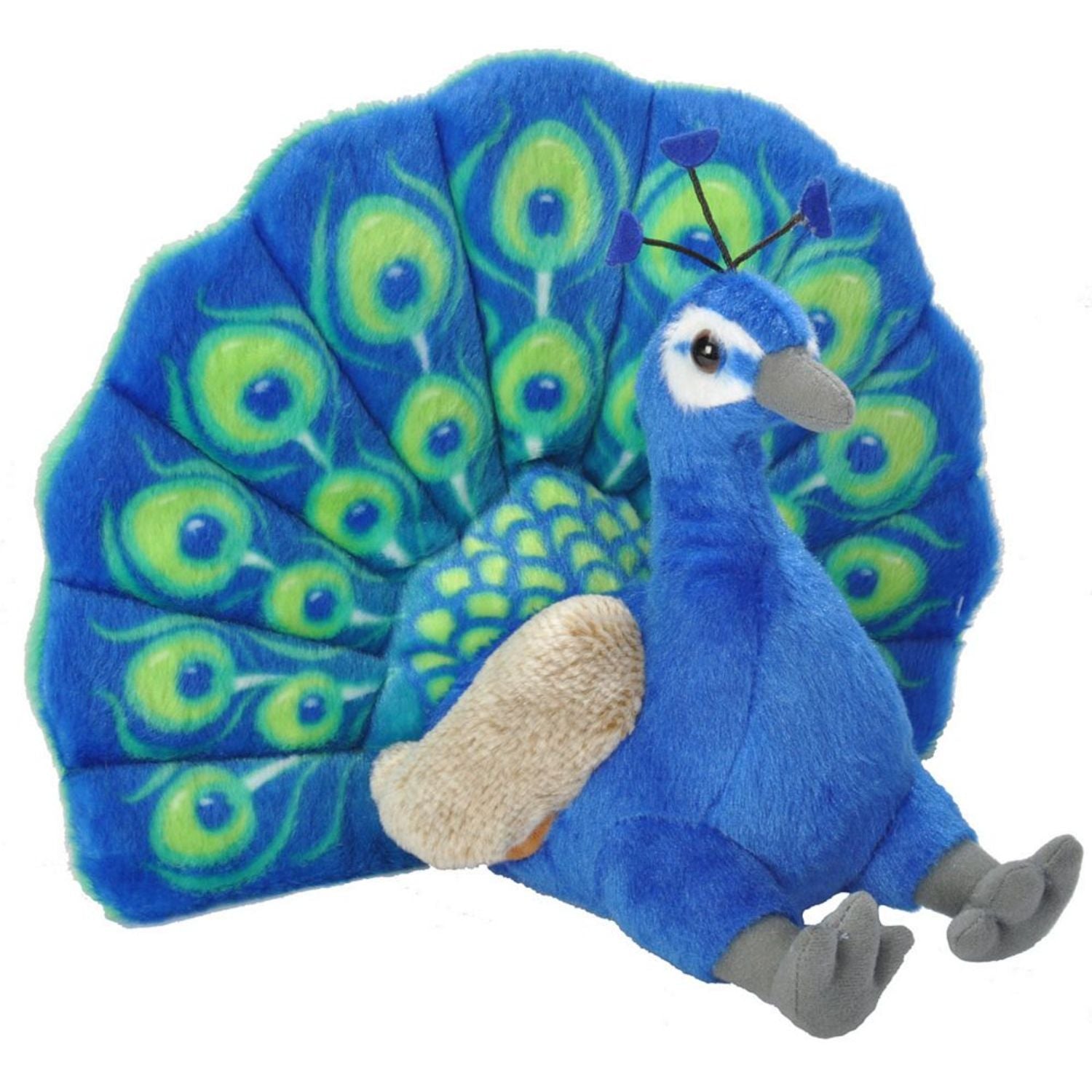 Wild Republic 12-Inch Cuddlekins Peacock - Adorable and Huggable!