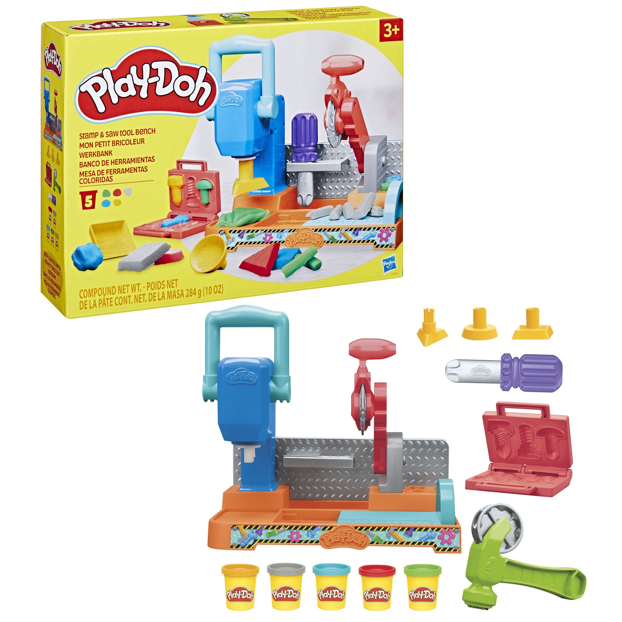 Hot Deal! Play-Doh Tool Bench with Stamp & Saw