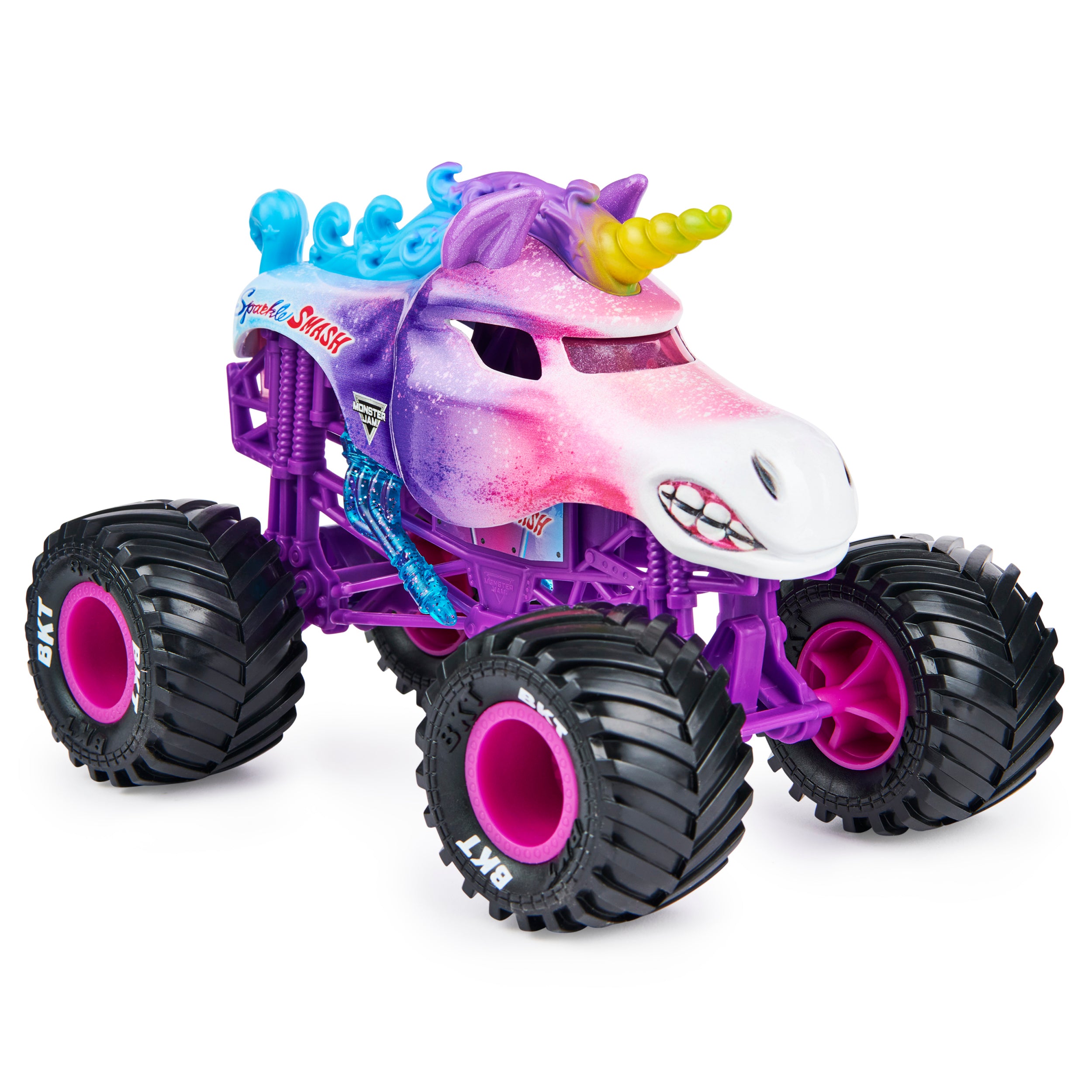 Hot Deal! 1:24 Scale Monster Jam Die - Cast Monster Truck, Dragon Sparkle Smash
