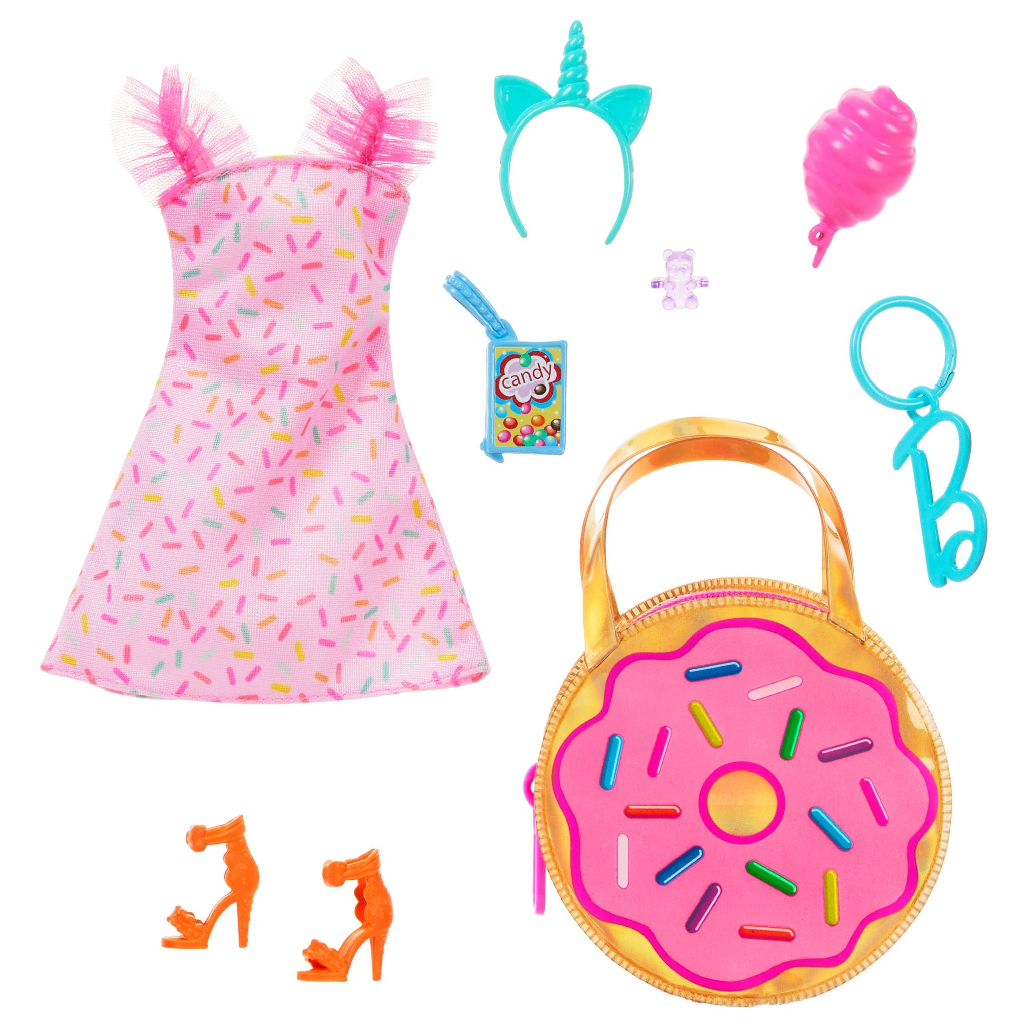 Premium Barbie Fashion Bag with Candy - Inspired Outfit