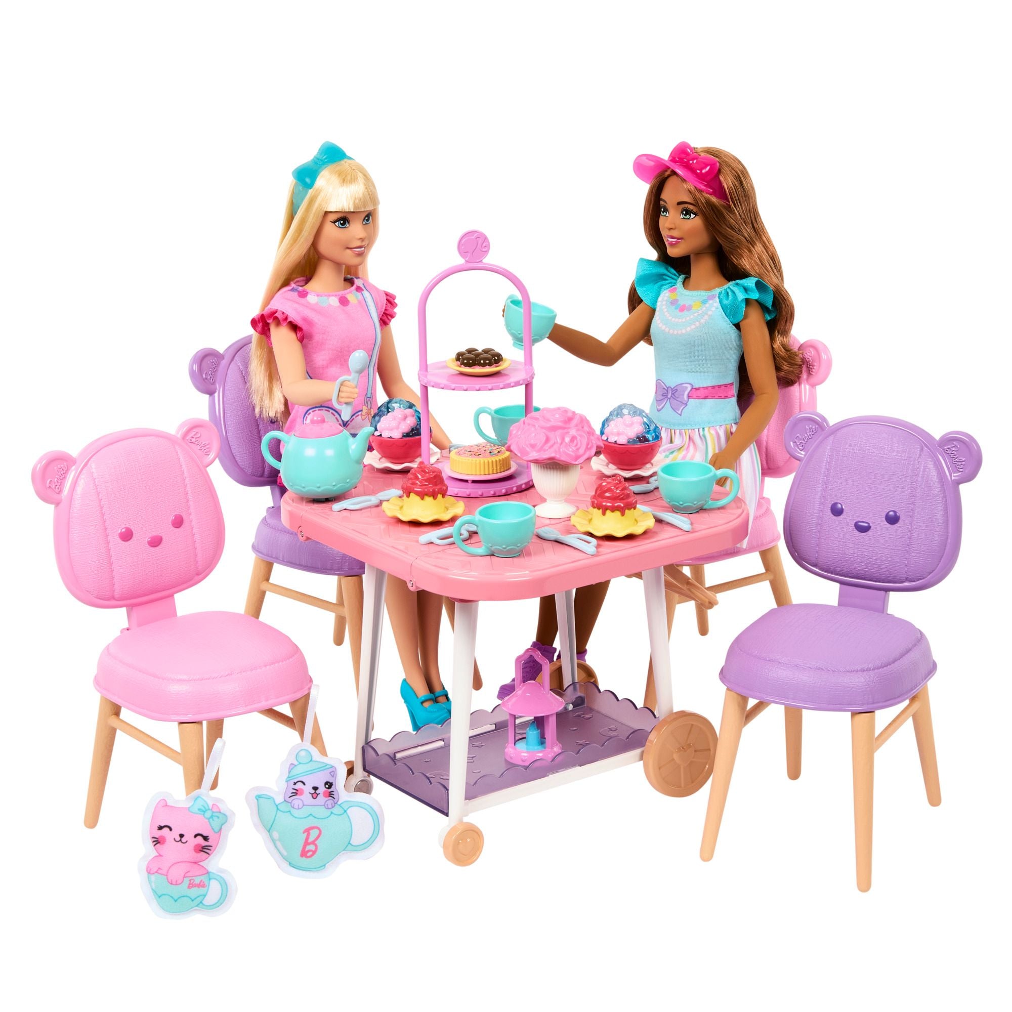 Hot! My First Barbie Tea Party Playset for Preschoolers