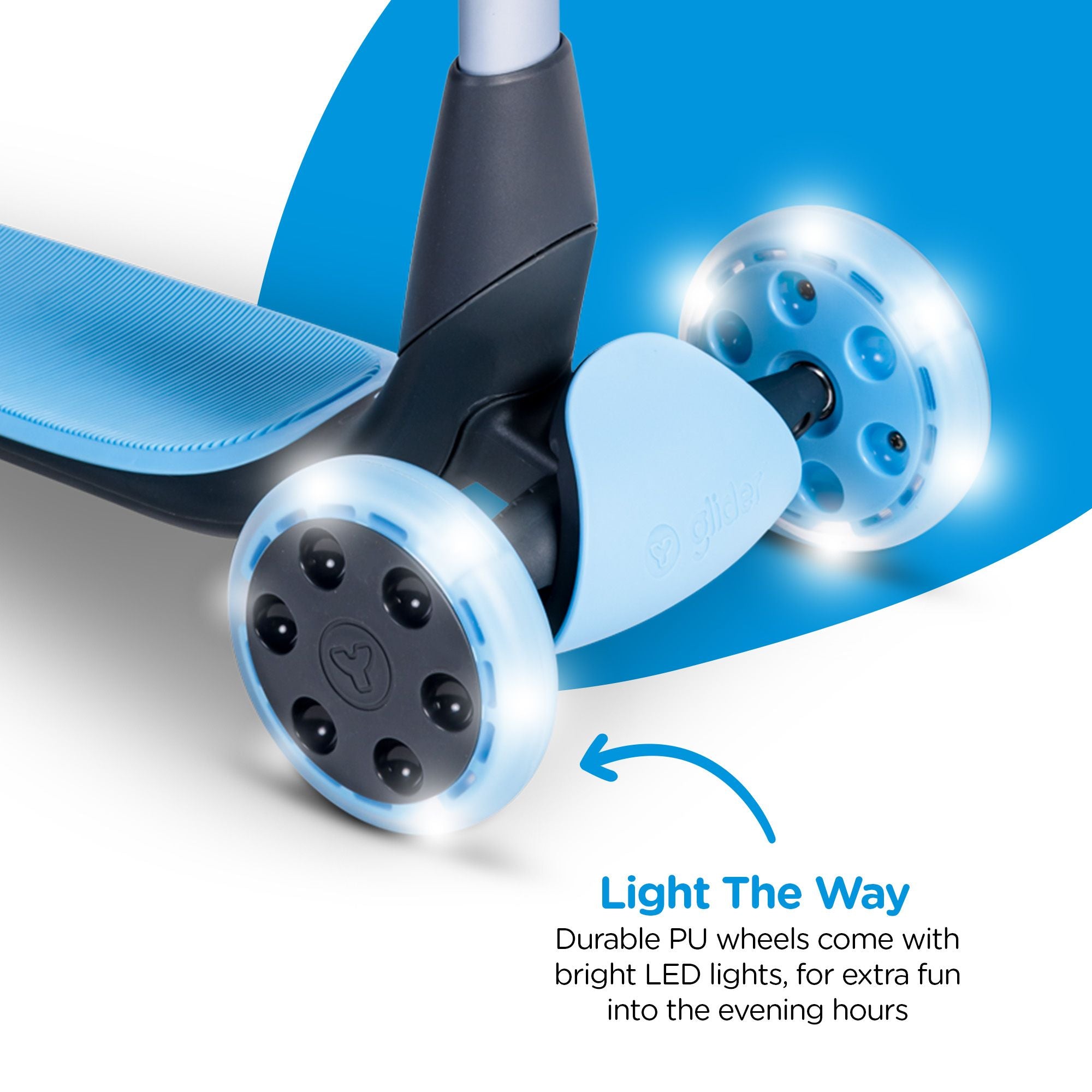 Yvolution Y Glider Luna 5 - in - 1 Kids Scooter in Blue: A Must - Have!