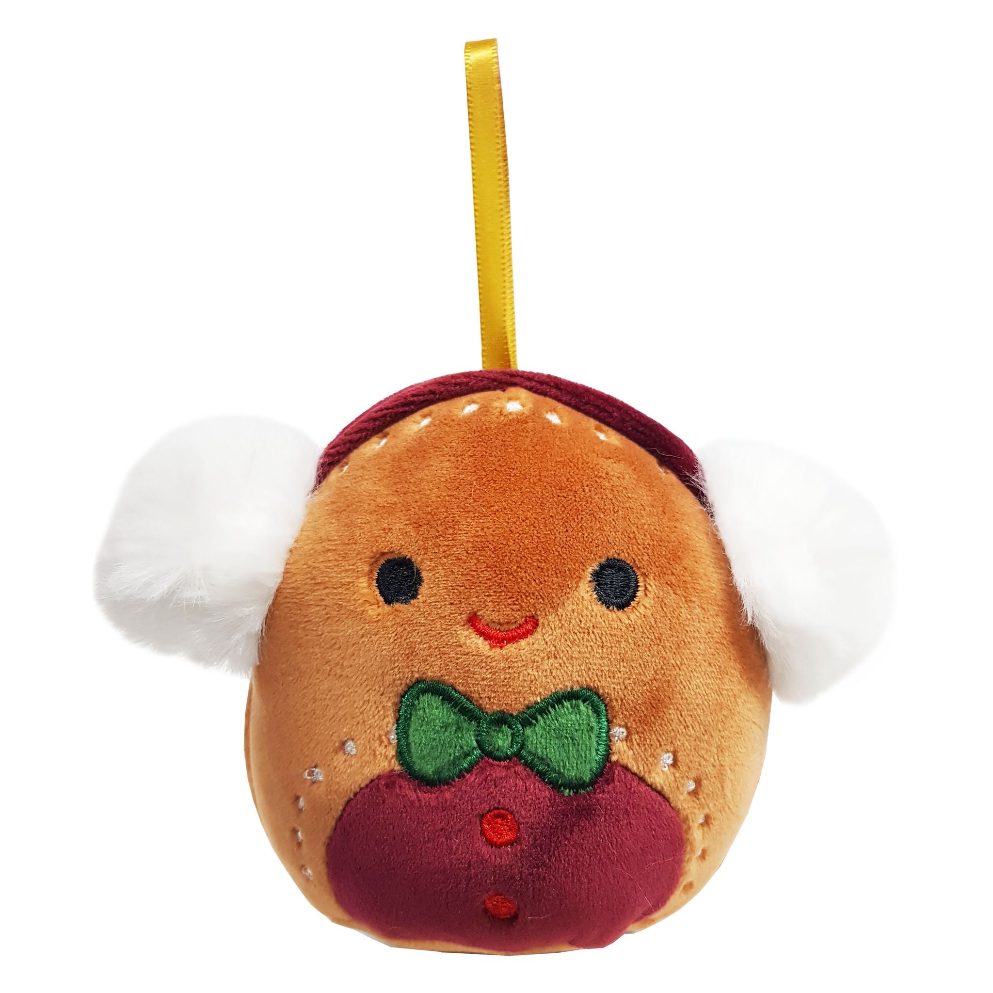 Limited-Time 4-Inch Squishmallows Christmas Ornament Plush - Cash The Gingerbread Man