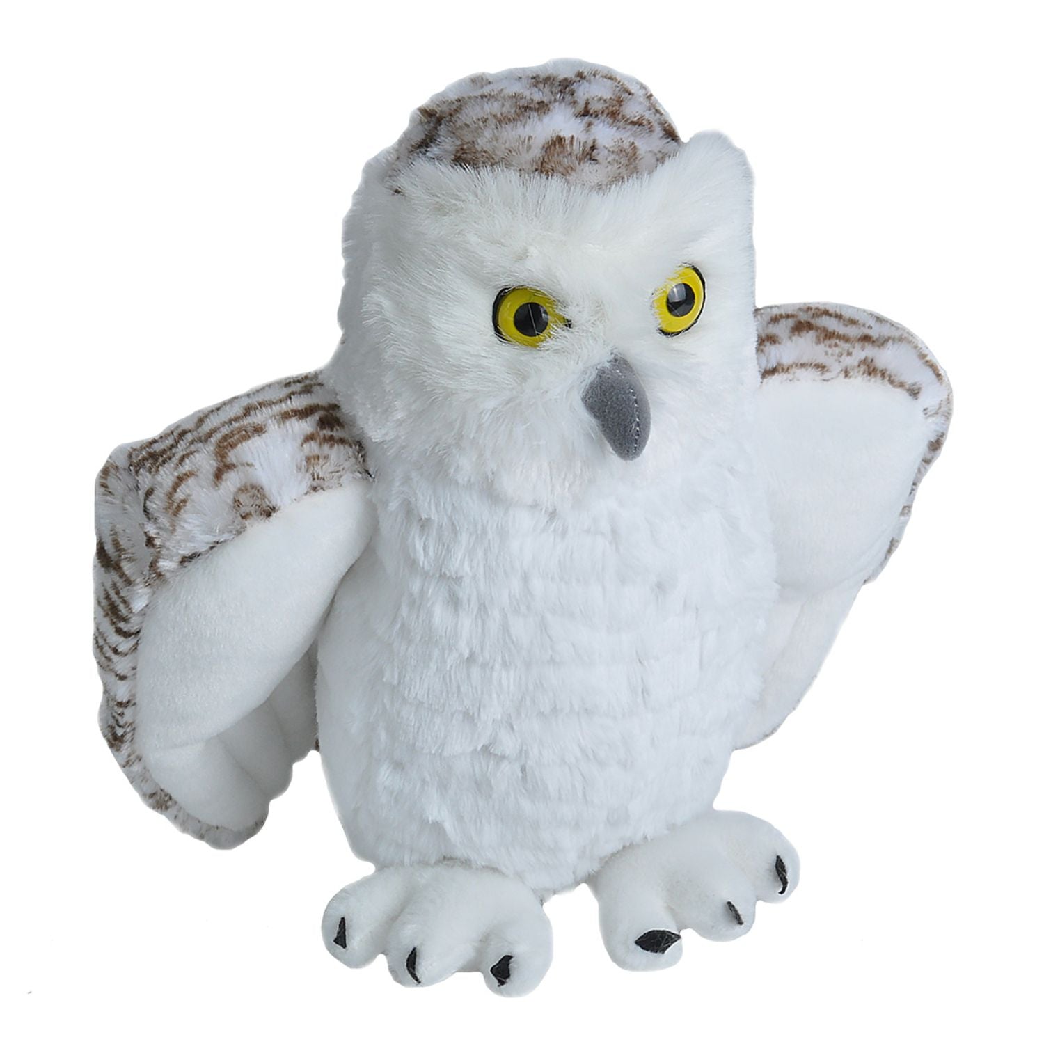 Wild Republic 12-Inch Cuddlekins Soft Snowy Owl Plush Toy - Huggable and Eco-Friendly