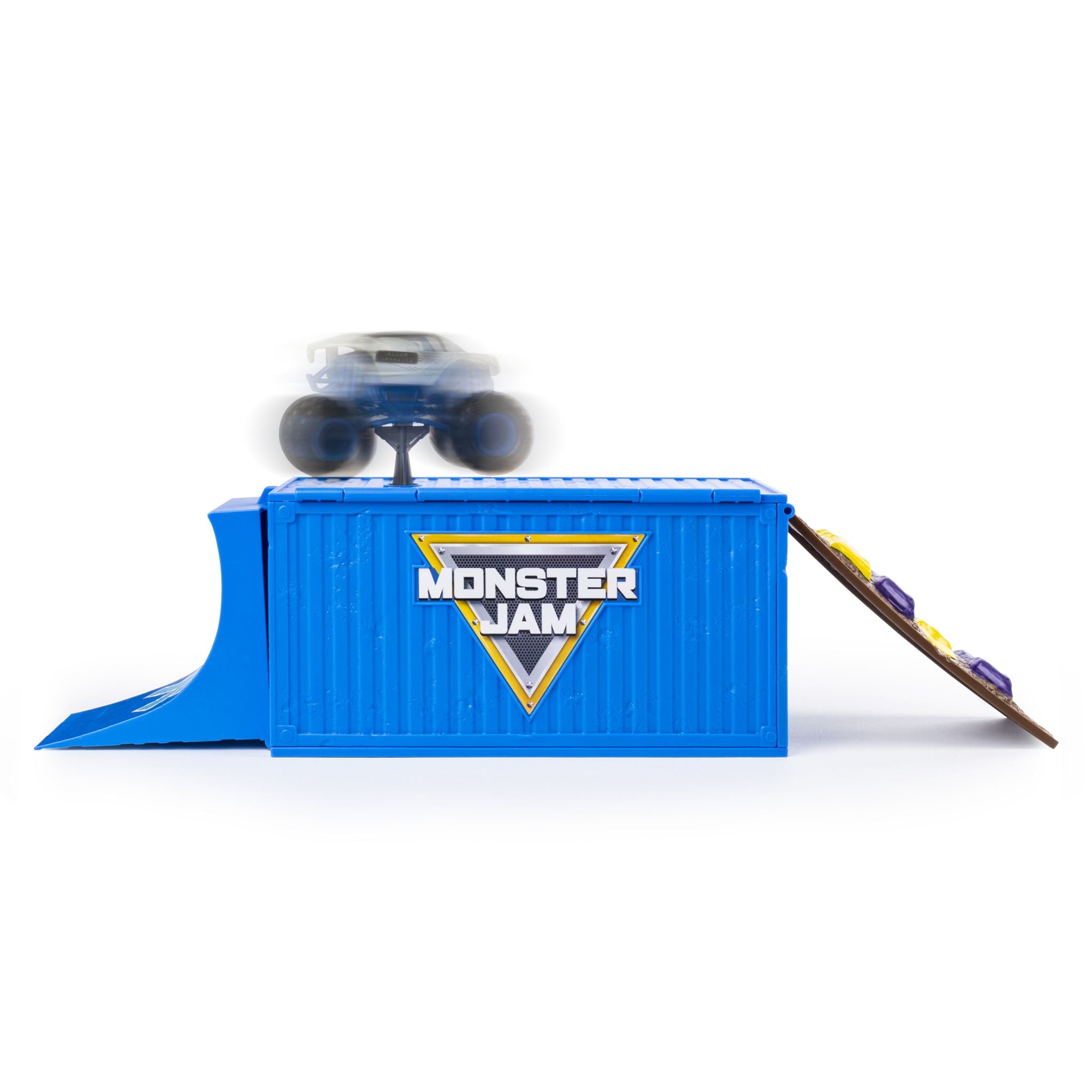 Exclusive Monster Jam Ship It & Flip It Foldable Playset for Kids