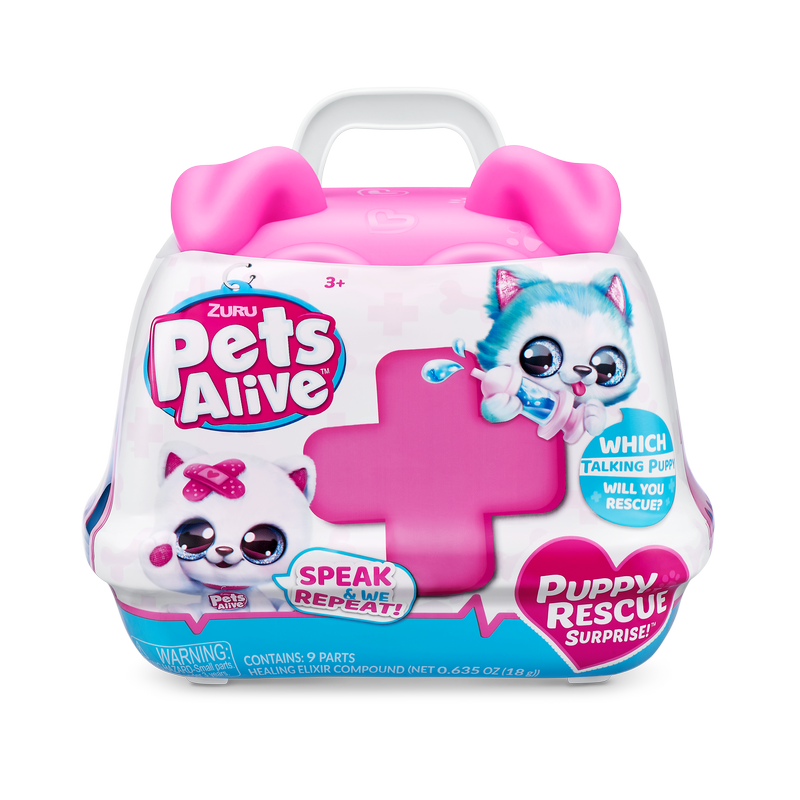 ZURU Pets Alive Series 3 Puppy Rescue Toy - 10 Surprises!
