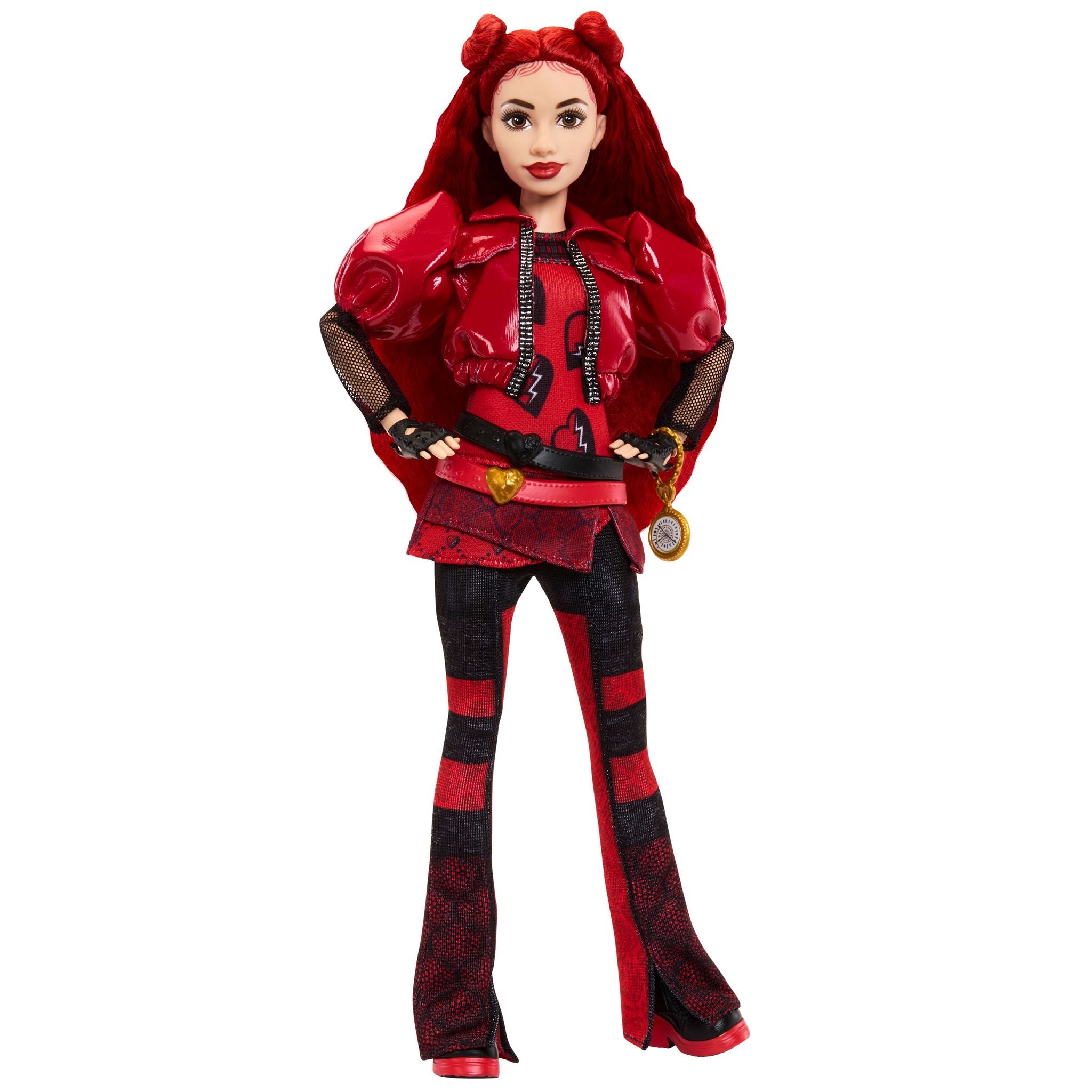 Disney Descendants: The Rise of Red - Fiery Red Doll with Pocket Watch