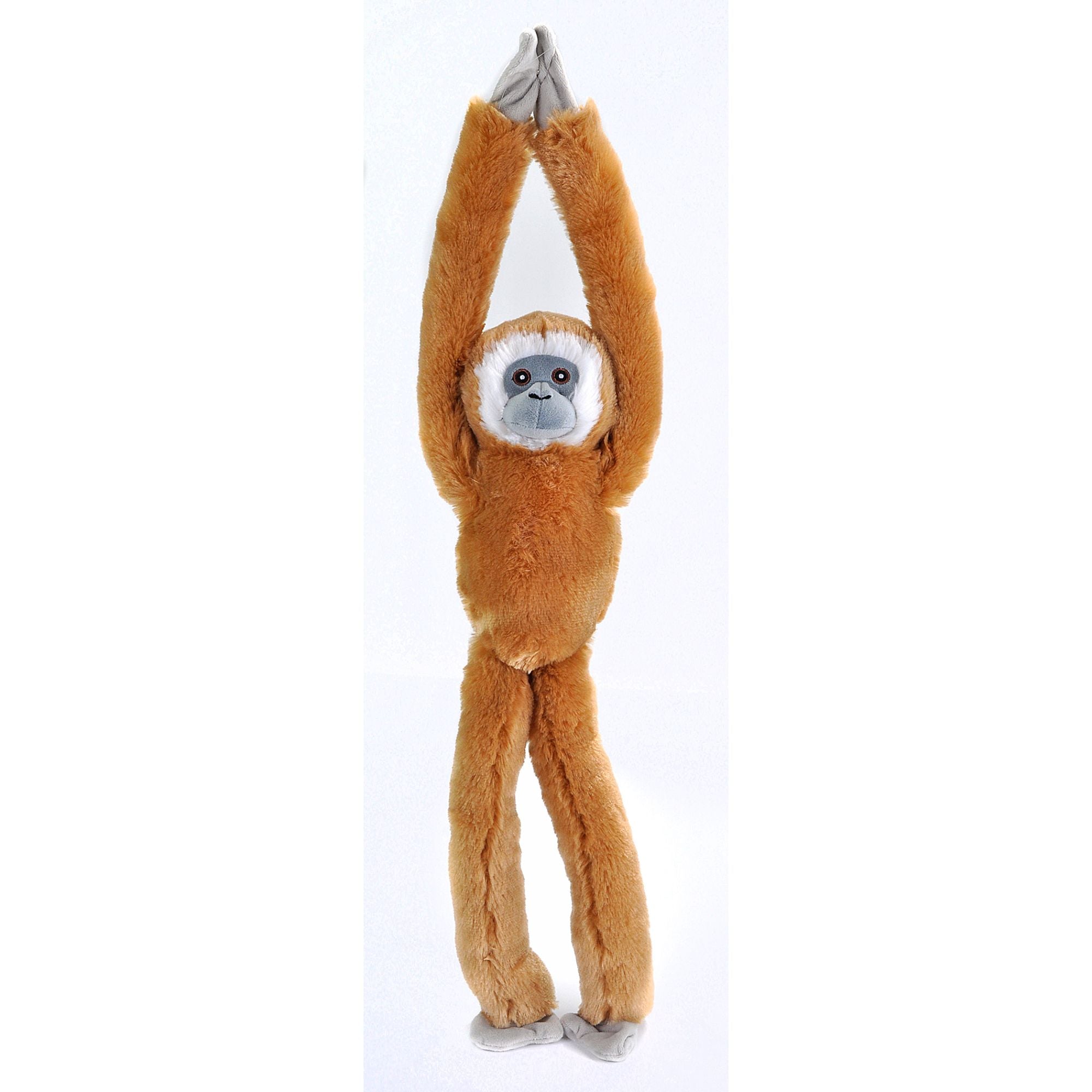 Wild Republic Ecokins 22-Inch Hanging White-Handed Gibbon Monkey - Eco-Friendly!