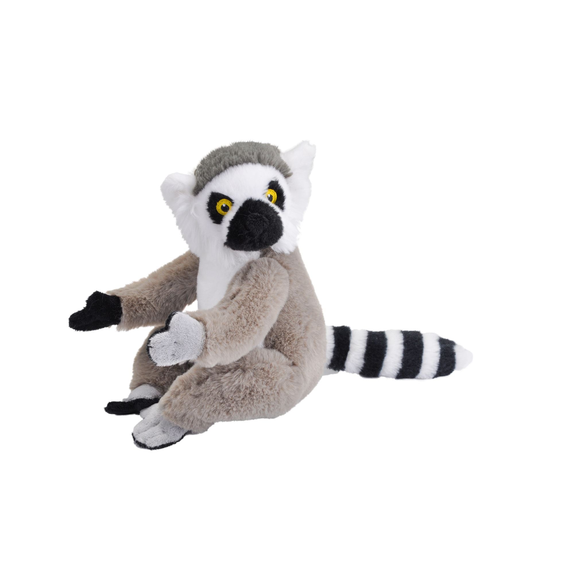 Wild Republic 8-Inch Mini Ring Tailed Lemur Plush Toy - Eco-Friendly & Recycled!