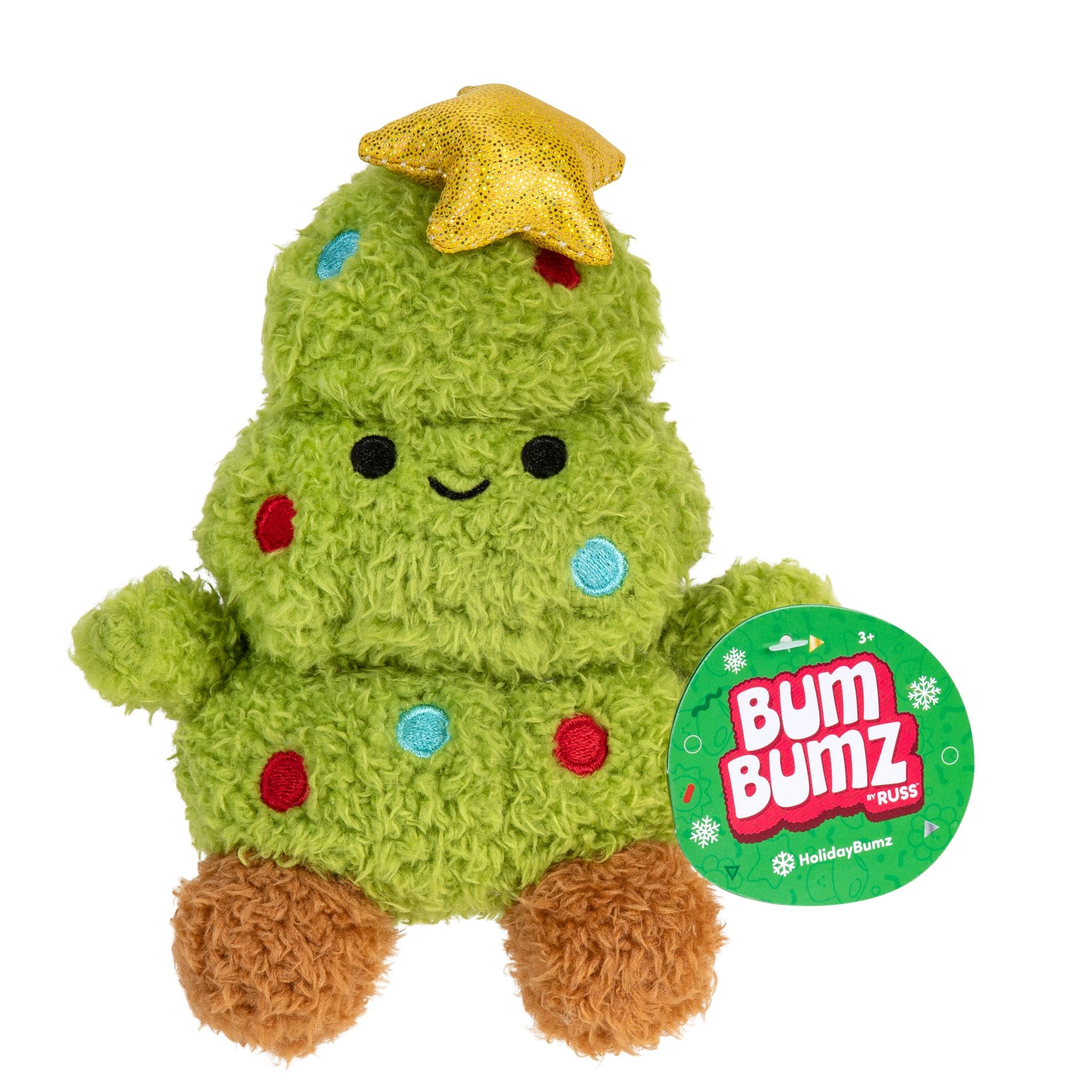 4.5-Inch Retro Plush Bumbumz - Fancy Tree Tricia