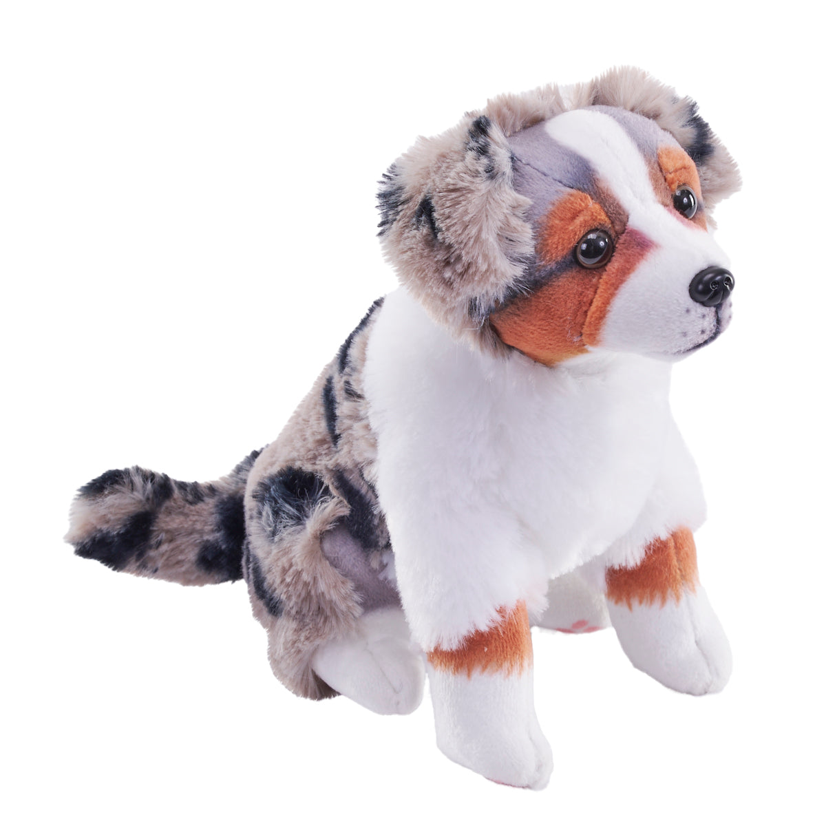 Wild Republic 5.5 Inch Australian Shepherd Rescue Dog Plush - Realistic with Sound!