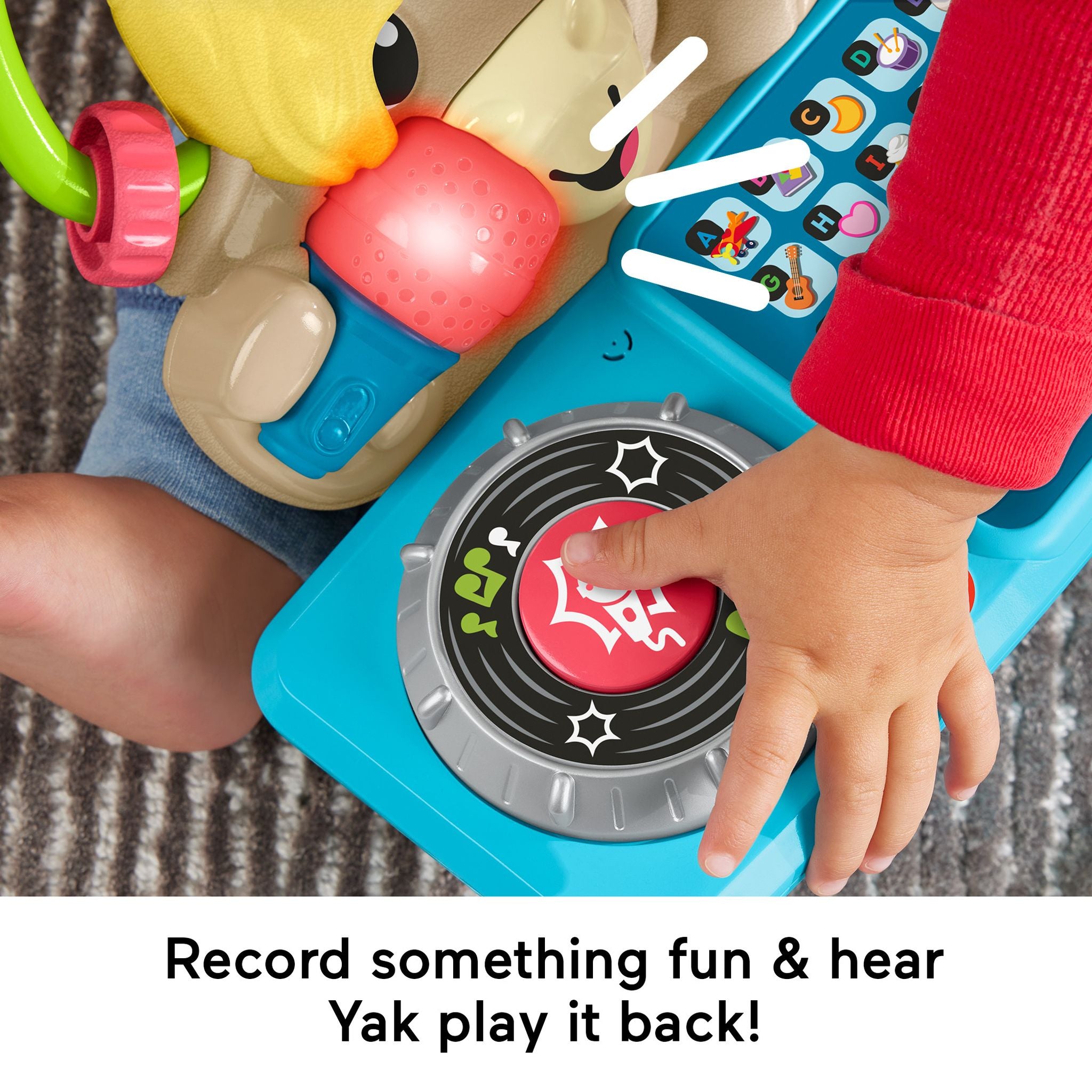 Fisher-Price Musical Link Squad A to Z Yak Toy for 9+ Months