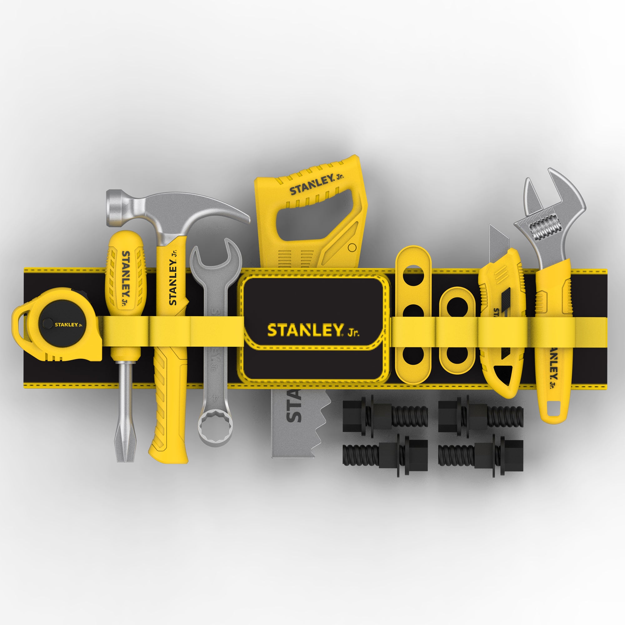 Stanley Jr. 24-Piece Pretend Play Tool Belt Set - Ideal for Young Builders