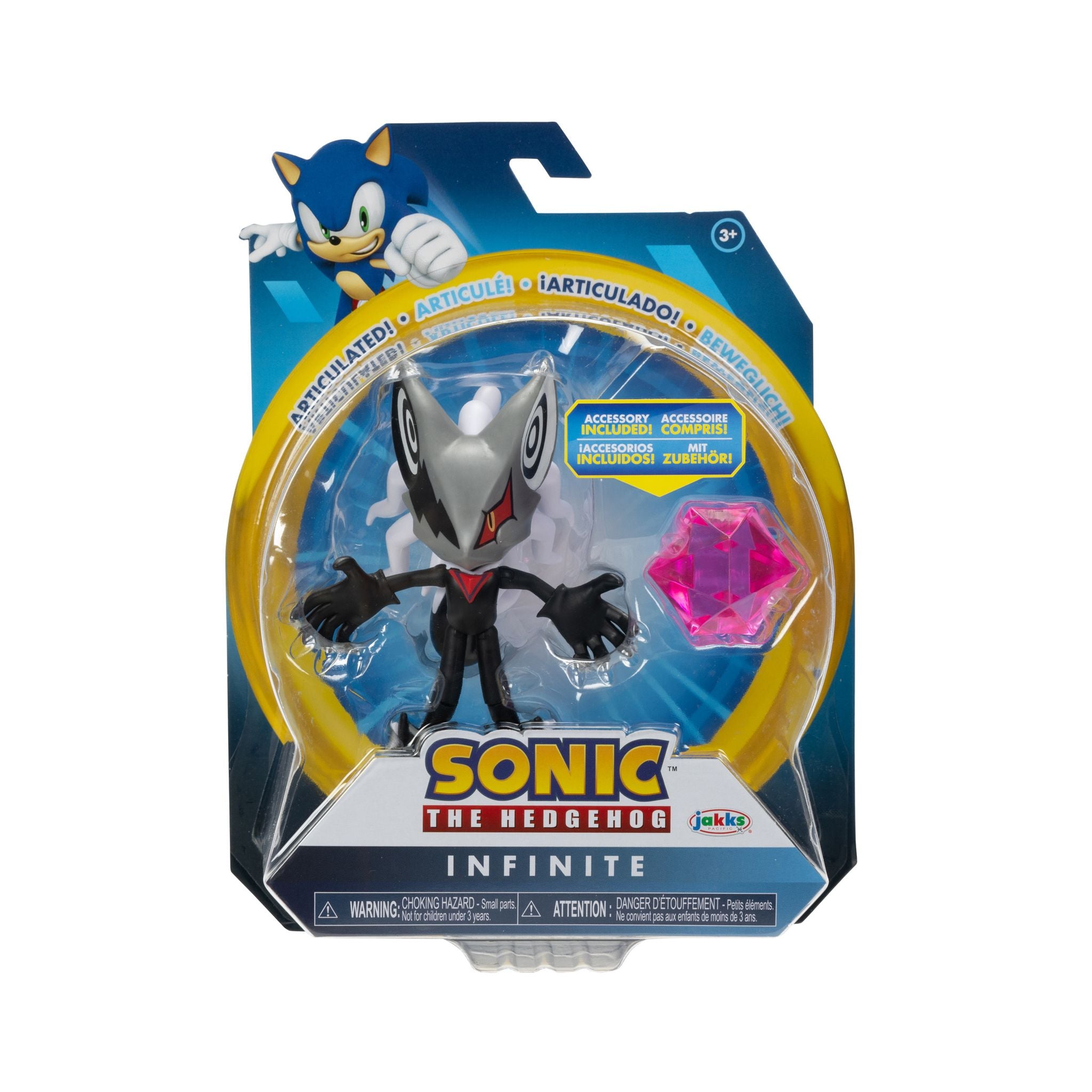 Hot Sale: 4 - Inch Sonic Wave 13 Modern Infinite Action Figure for Sonic Fans