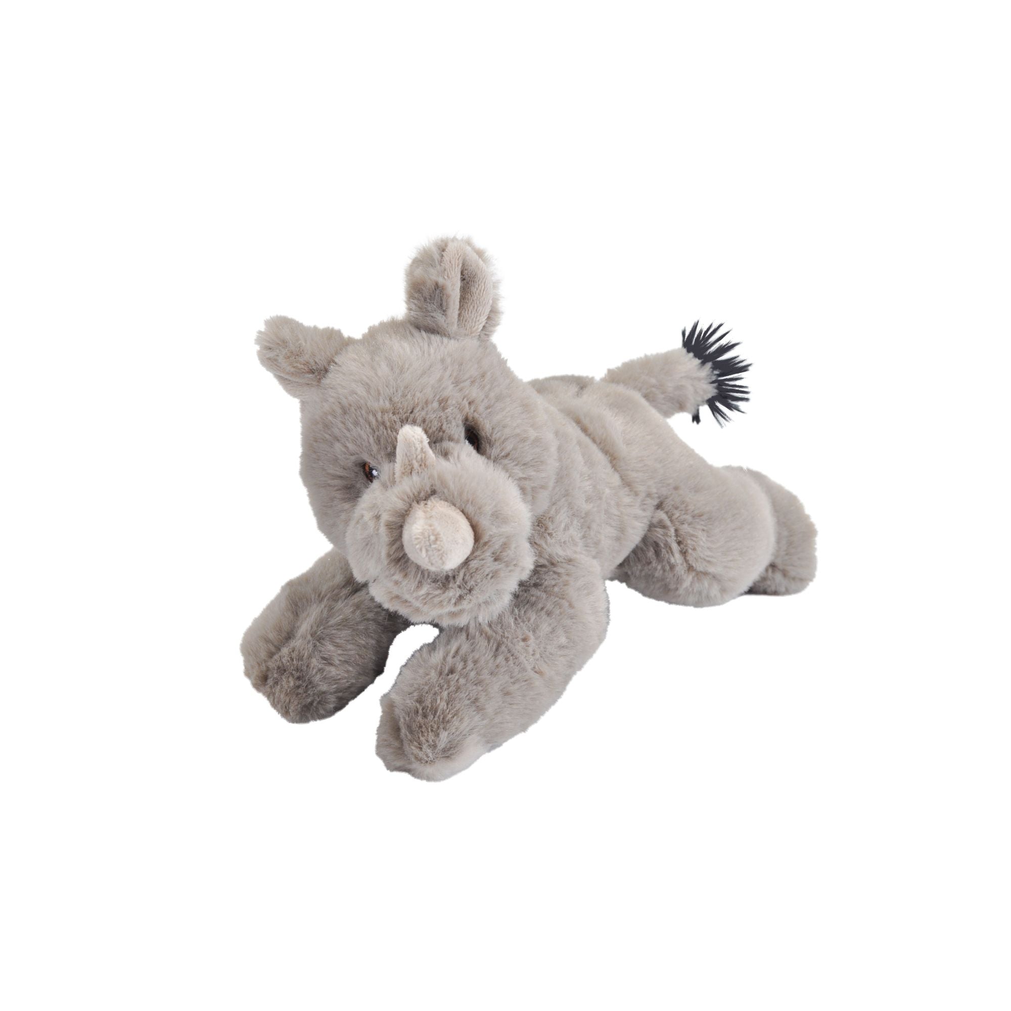 Wild Republic 8-Inch Eco-Friendly Mini Rhino Plush from Recycled Materials