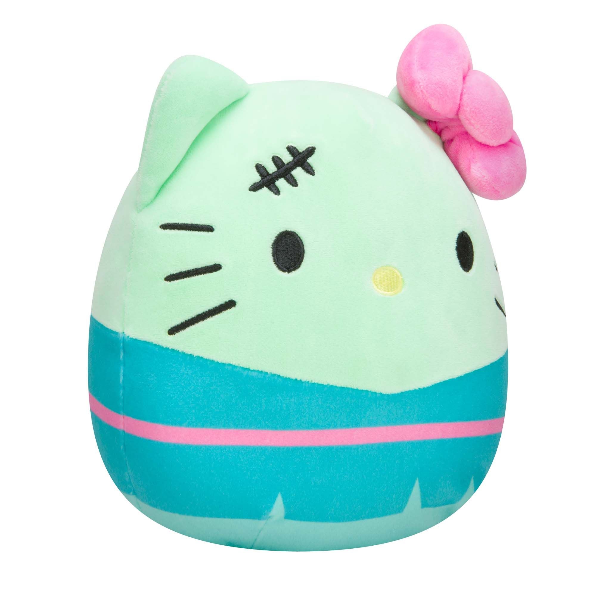 Limited Time Offer! 8-Inch Squishmallows Sanrio Halloween Hello Kitty Frankenkitty Plush Toy