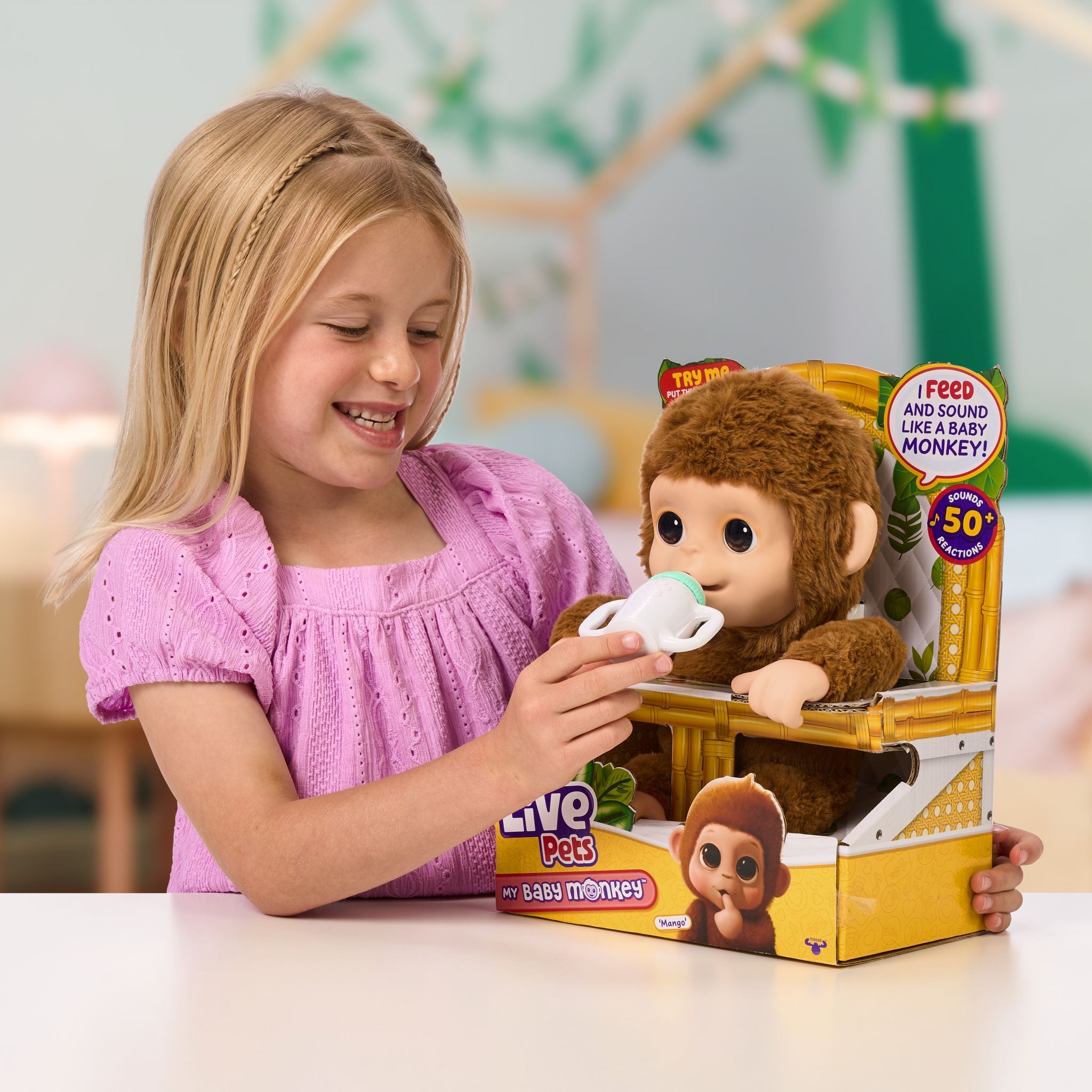 Get This Adorable Little Live Pets My Baby Monkey - Perfect Toy for Kids!