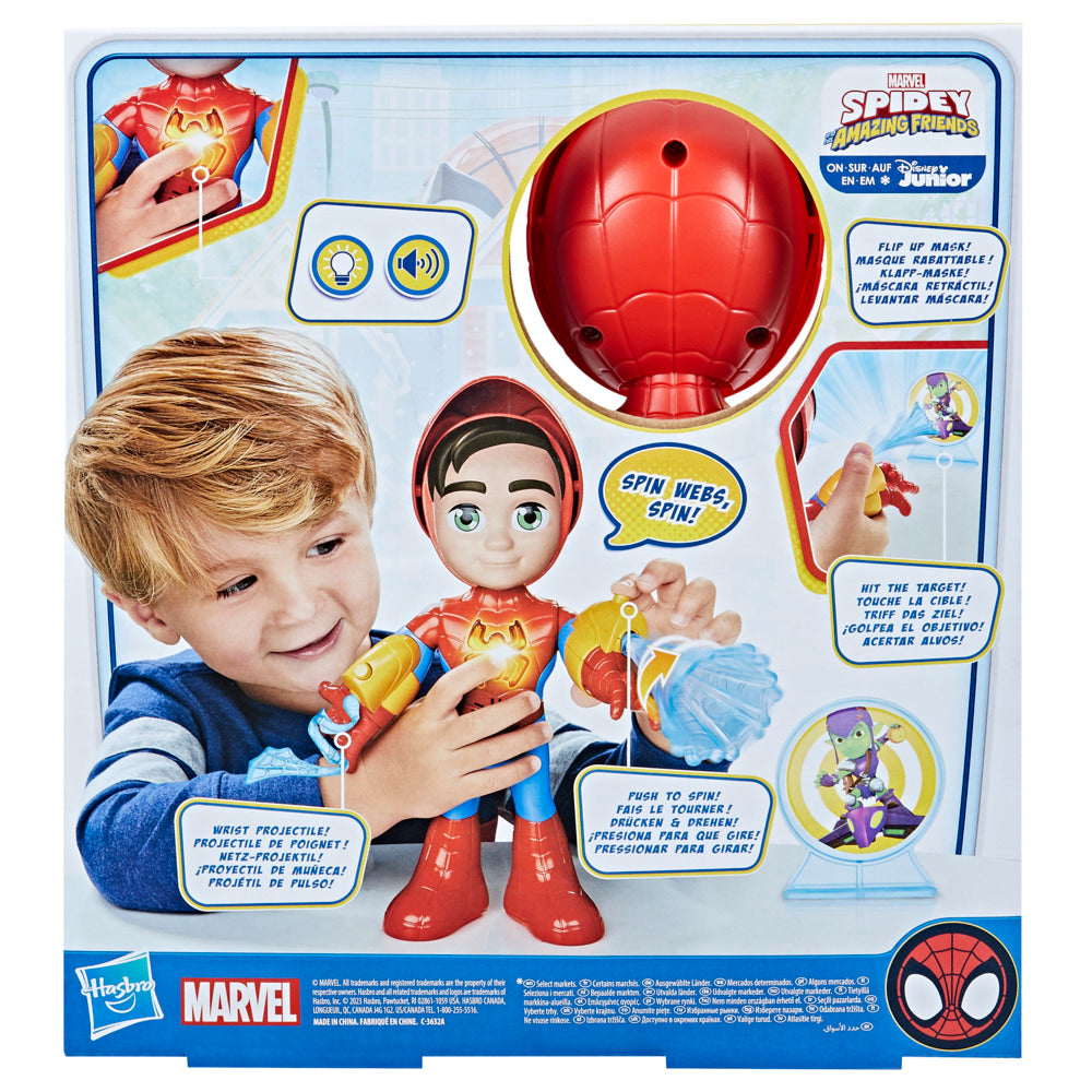 Hot! Marvel Spidey And Friends Electronic Suit Up Spidey Toy