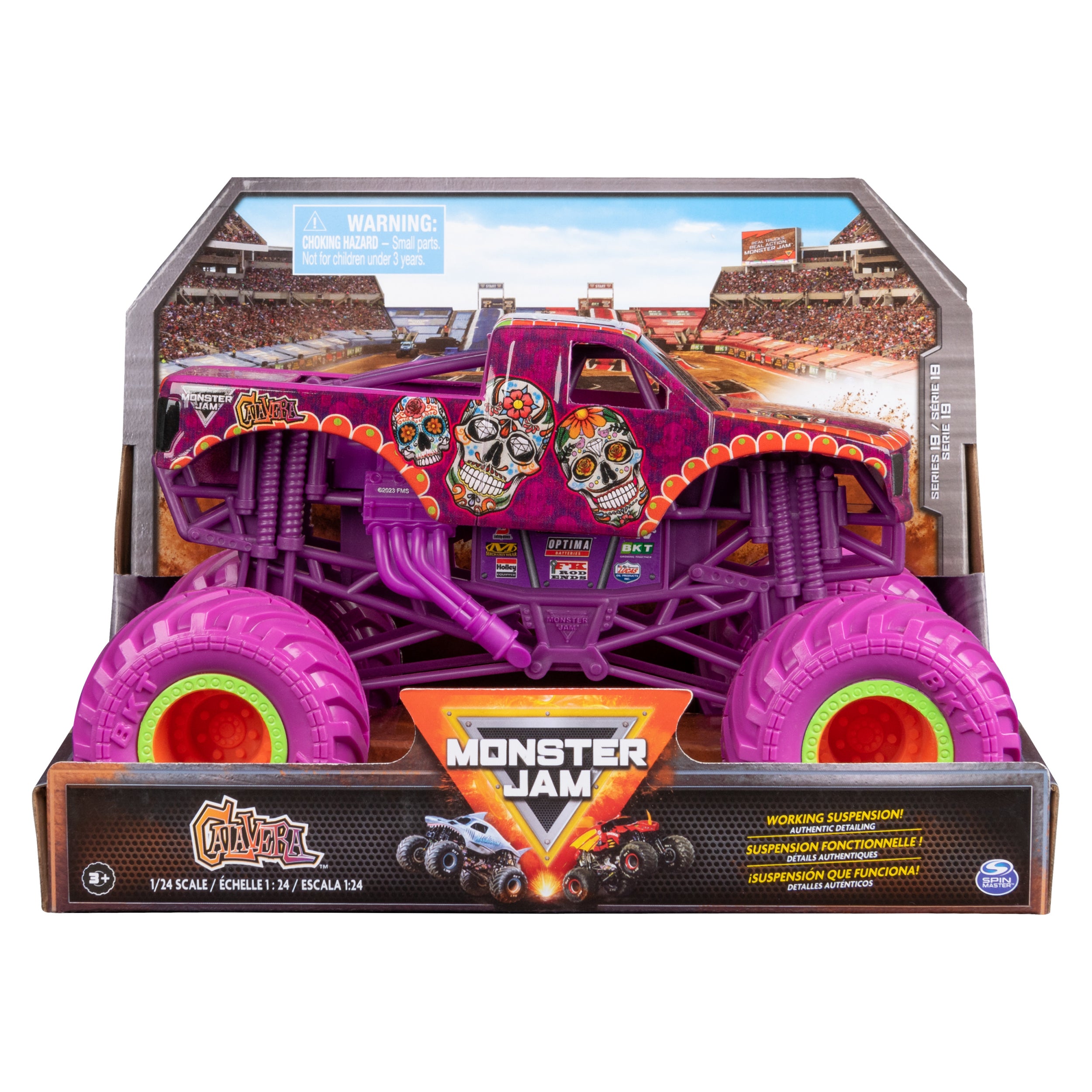 Hot Deal: Monster Jam 1:24 Calavera Monster Truck - Series 19