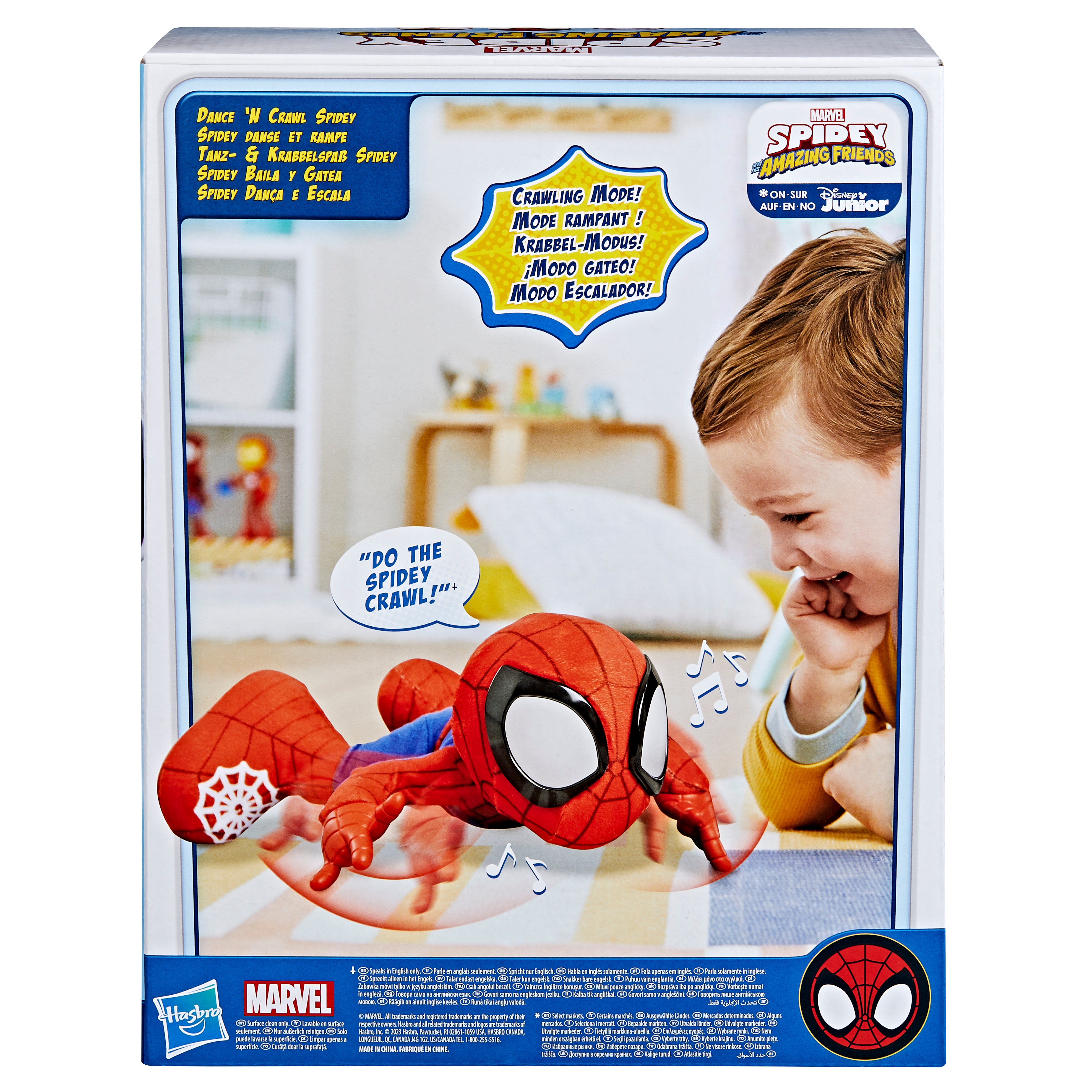 Marvel Spidey and His Amazing Friends Interactive Dance & Crawl Spidey Toy