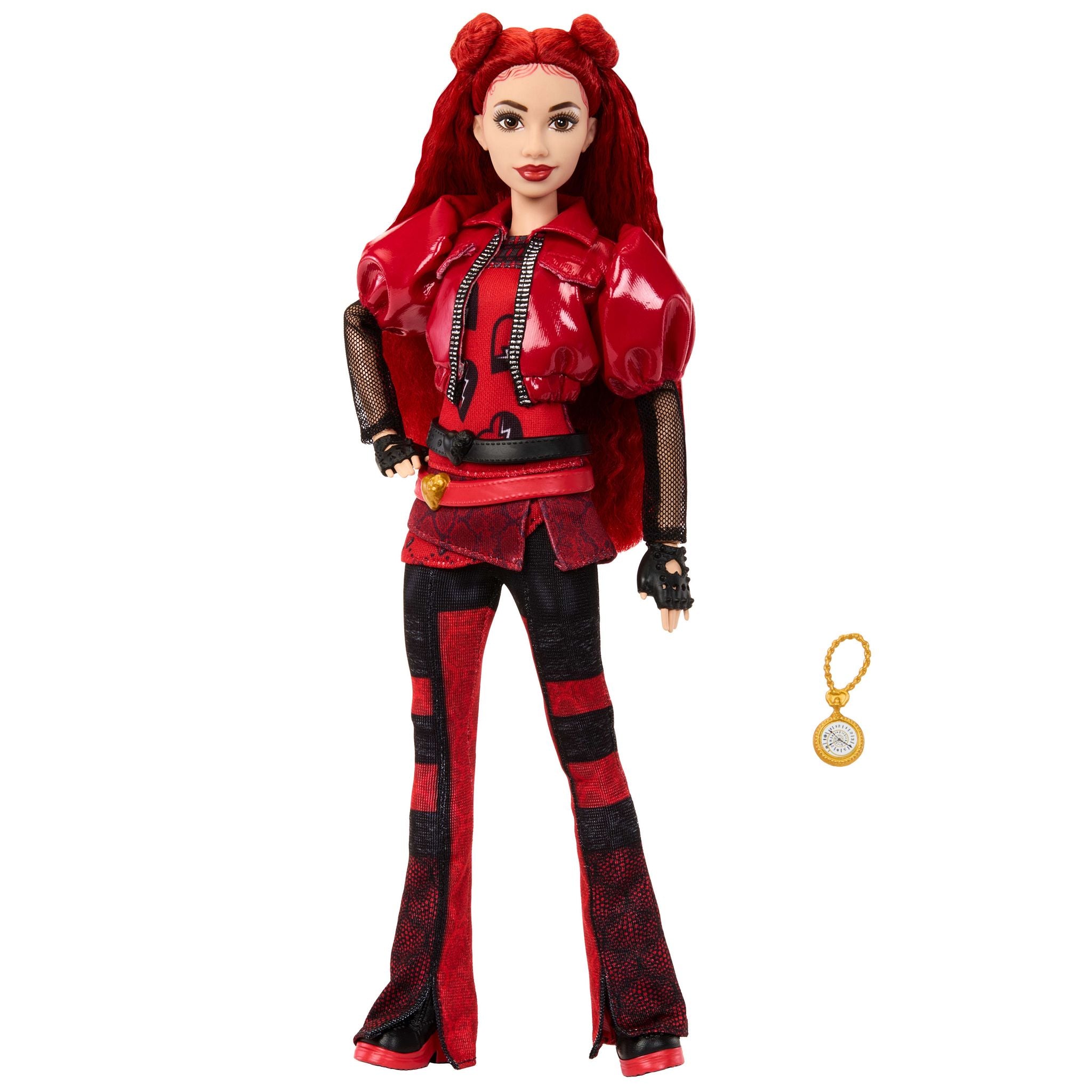 Disney Descendants: The Rise of Red - Fiery Red Doll with Pocket Watch