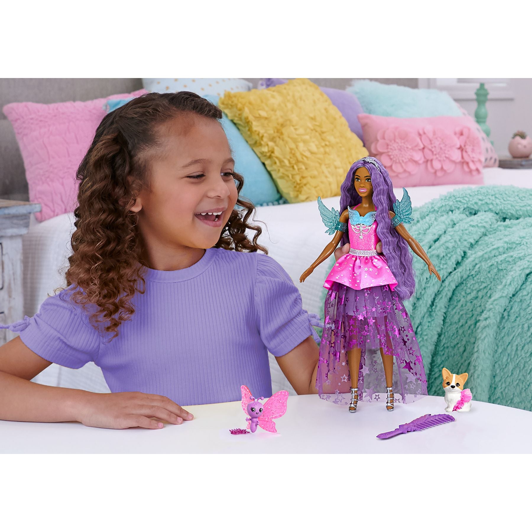 Hot Deal! Barbie Magic - Inspired 'Brooklyn' Doll Set with 2 Pets & Accessories