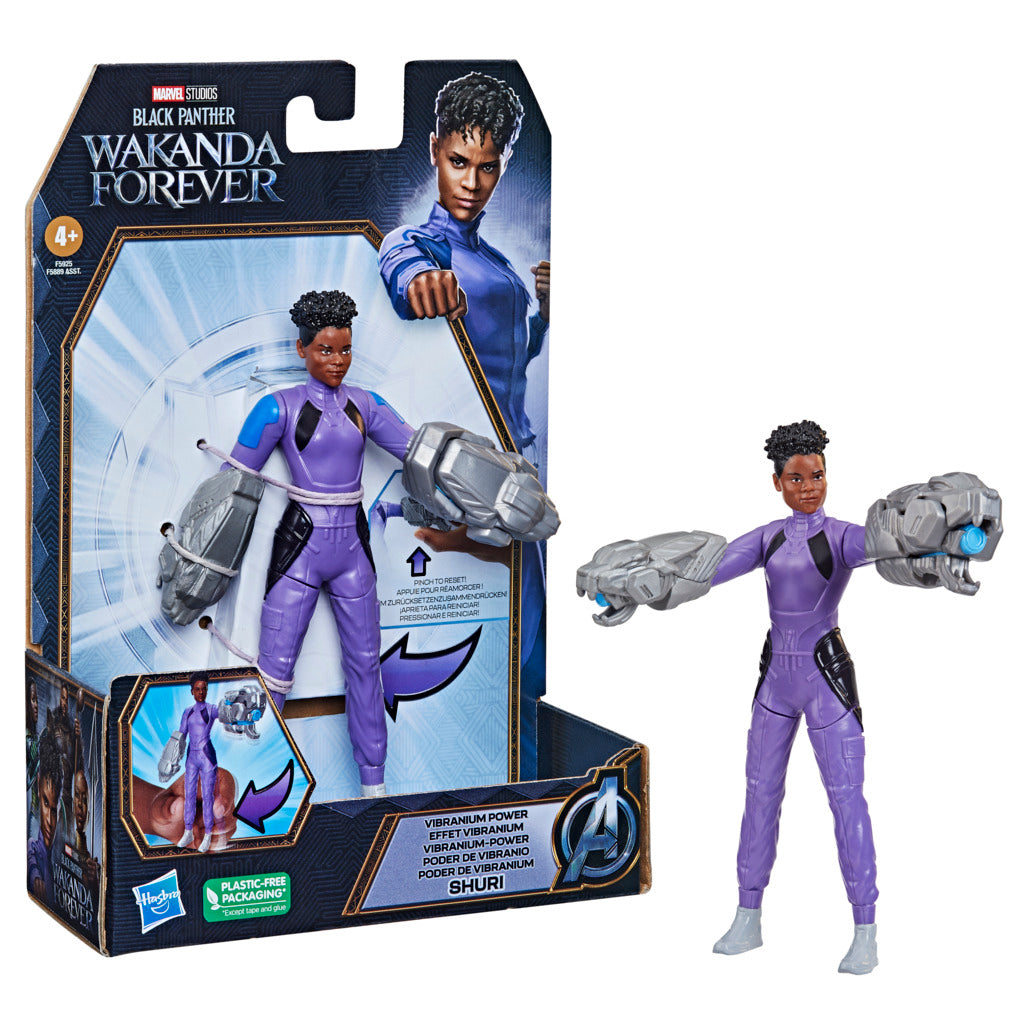 Hot! 6-Inch Vibranium Power Shuri Action Figure from Marvel's Black Panther: Wakanda Forever