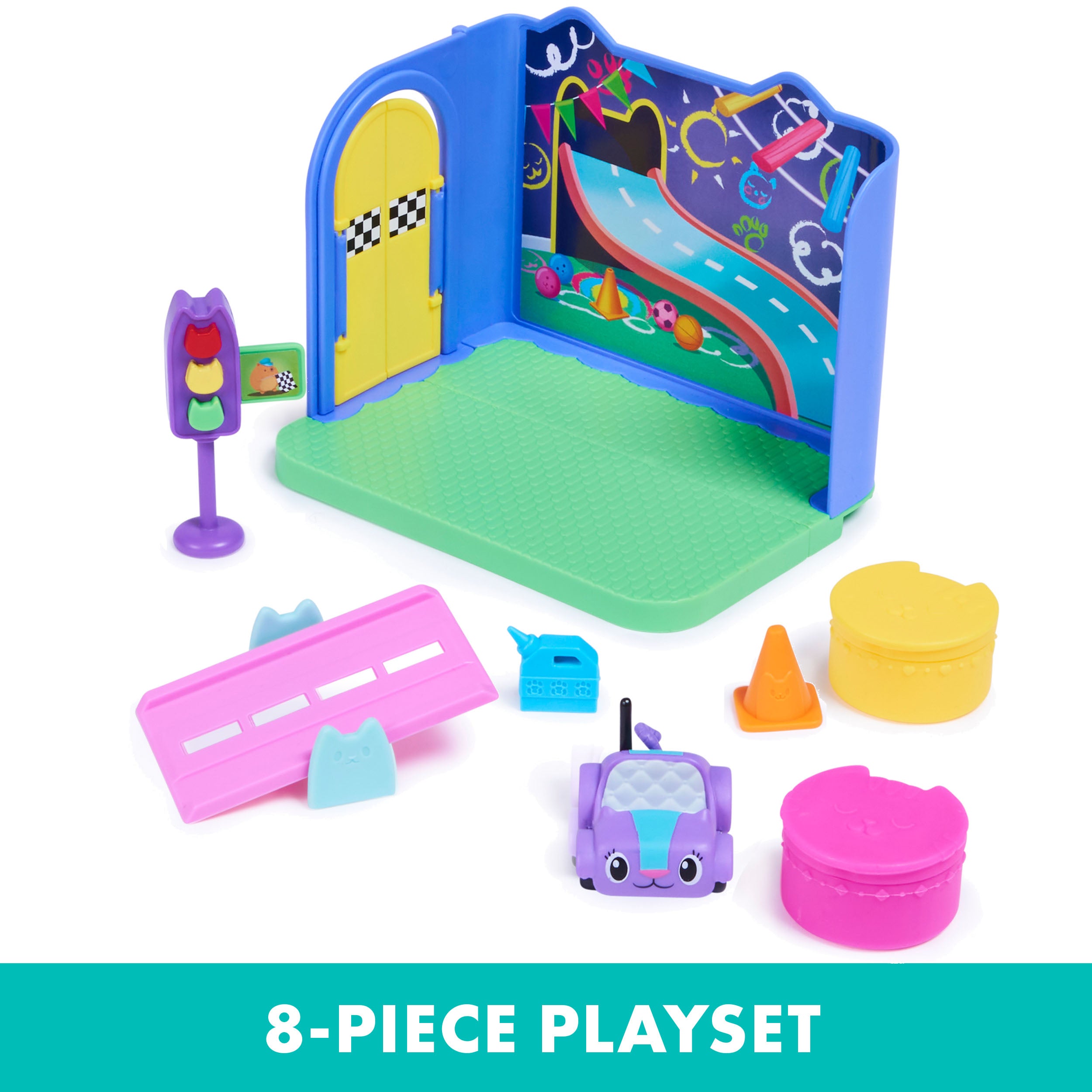 Gabby's Dollhouse Carlita's Purr-Ific Play Room Playset - Ideal Christmas Gift for Kids